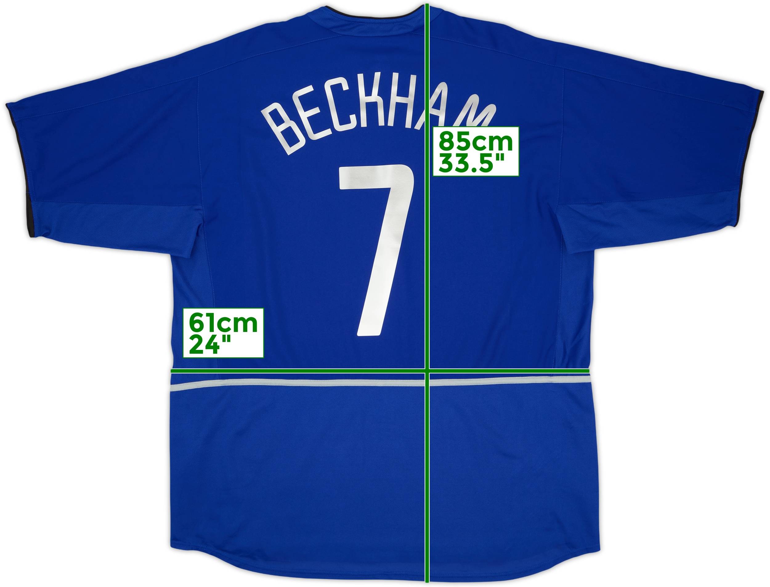 2002-03 Manchester United Third Shirt Beckham #7 - 6/10 - (XXL)