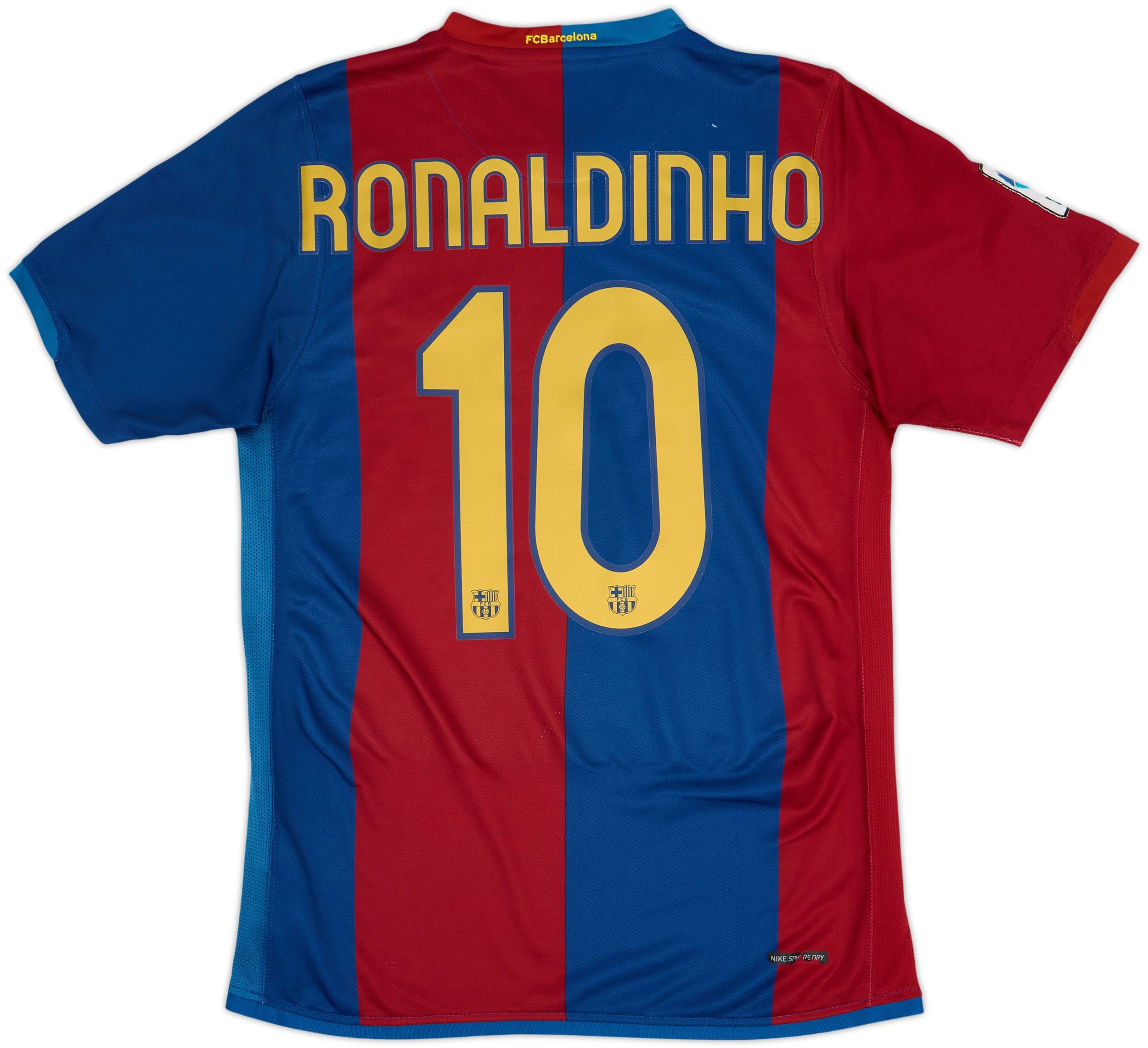 2006-07 Barcelona Home Shirt Ronaldinho #10 - 8/10 - (S)