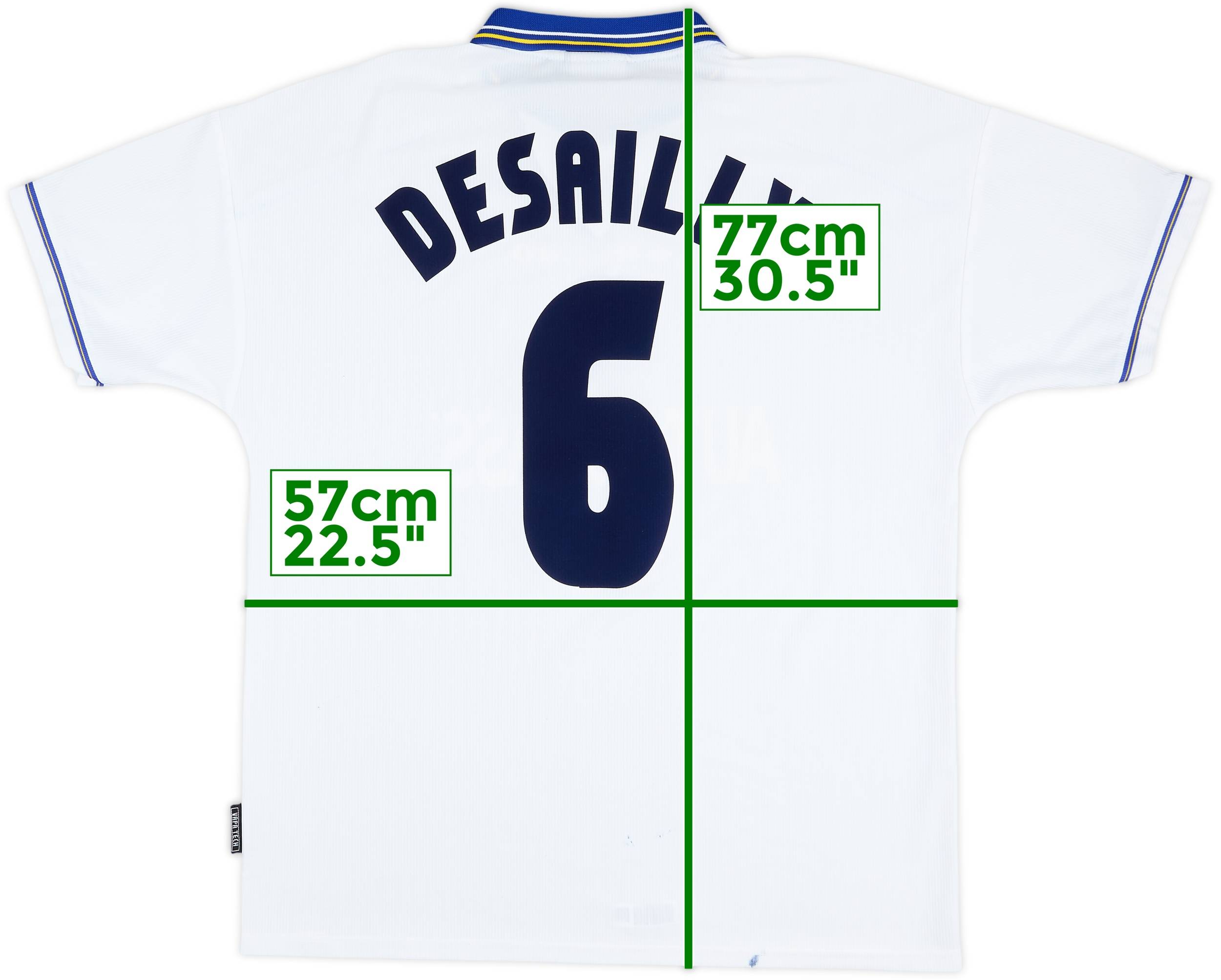 1998-00 Chelsea Away Shirt Desailly #6 - 6/10 - (XL)