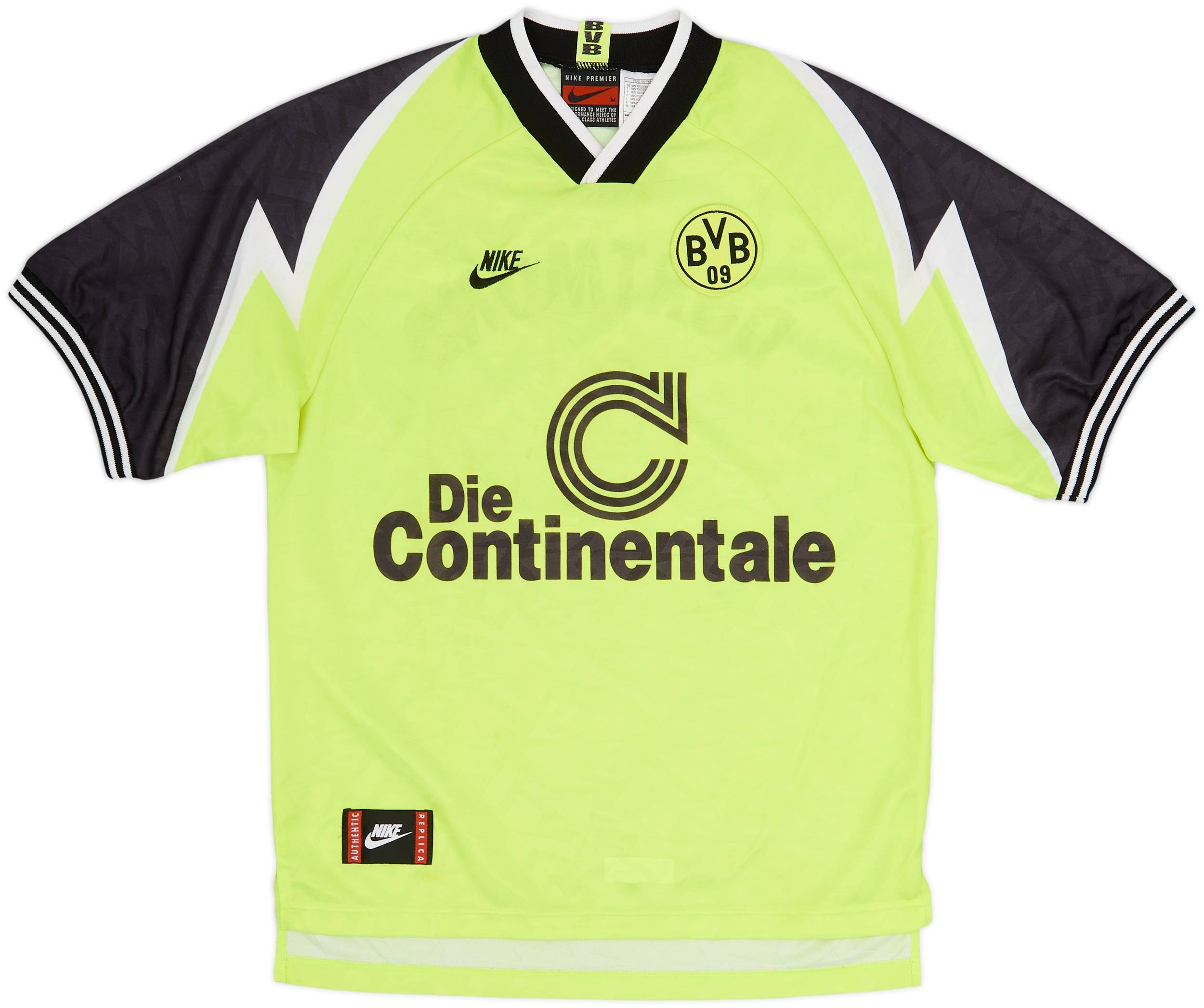 1995-96 Borussia Dortmund Home Shirt - 7/10 - (M)