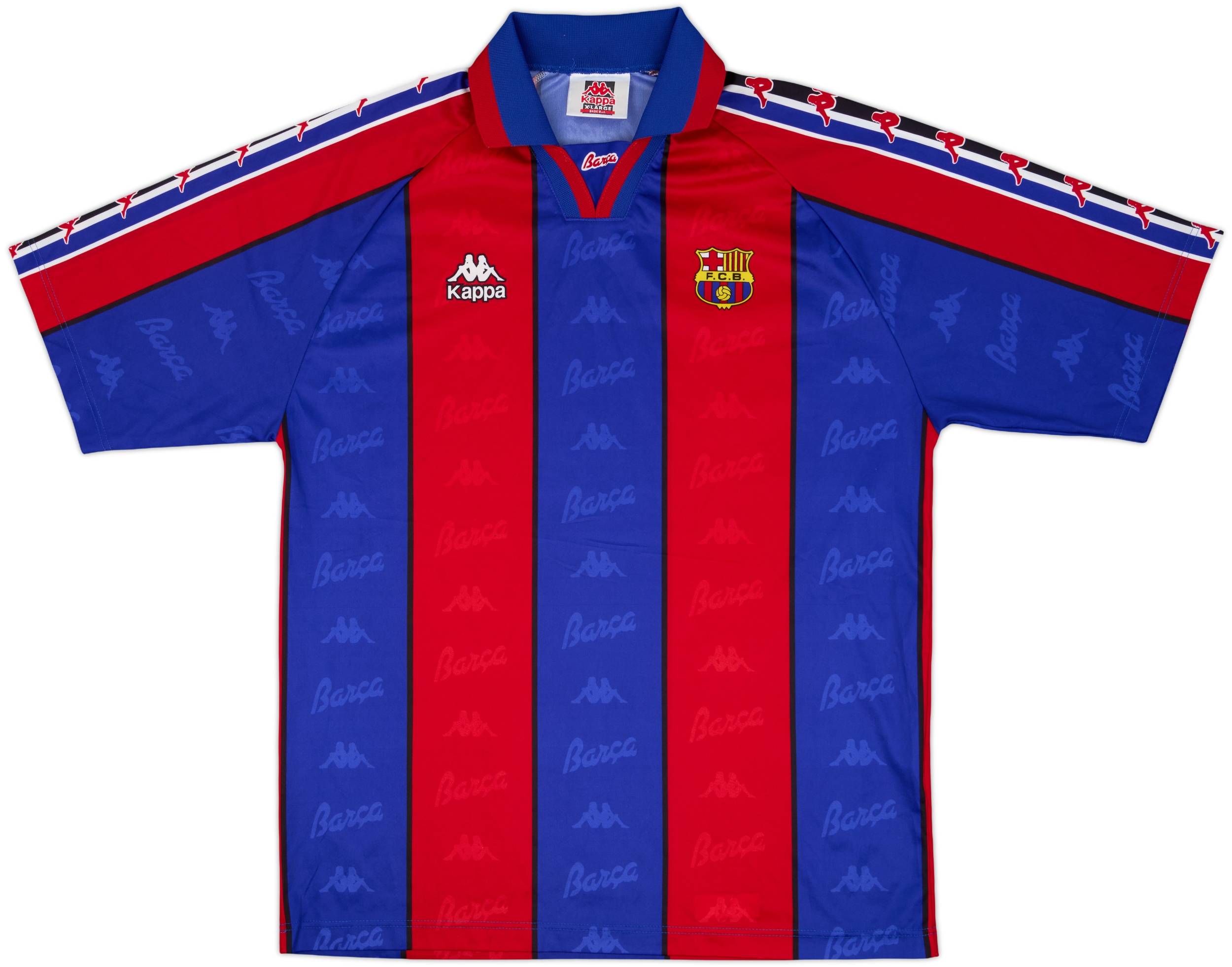 1995-97 Barcelona Basic Home Shirt - 9/10 - (XL)