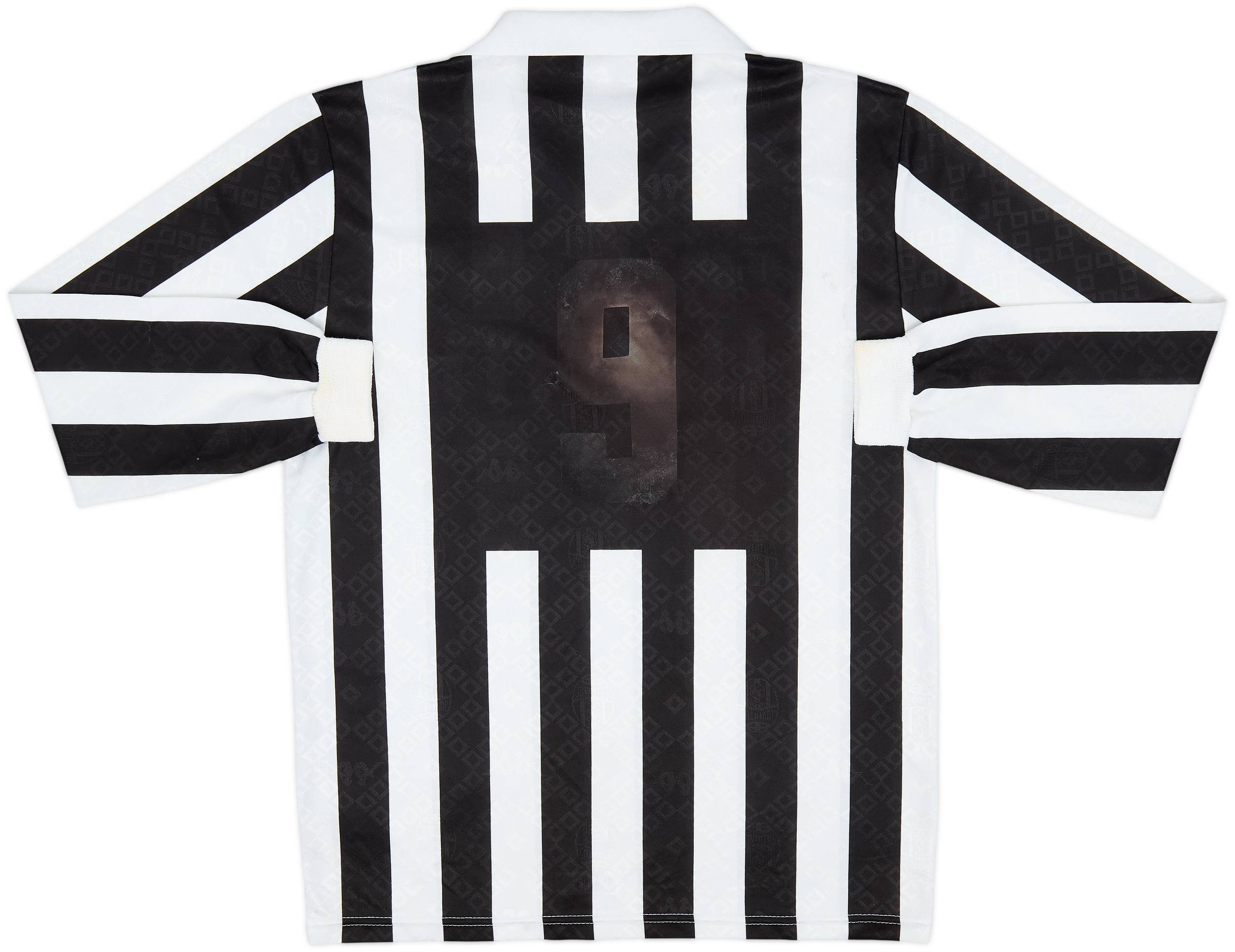 1991-92 Juventus Home L/S Shirt - 5/10 - (XL)