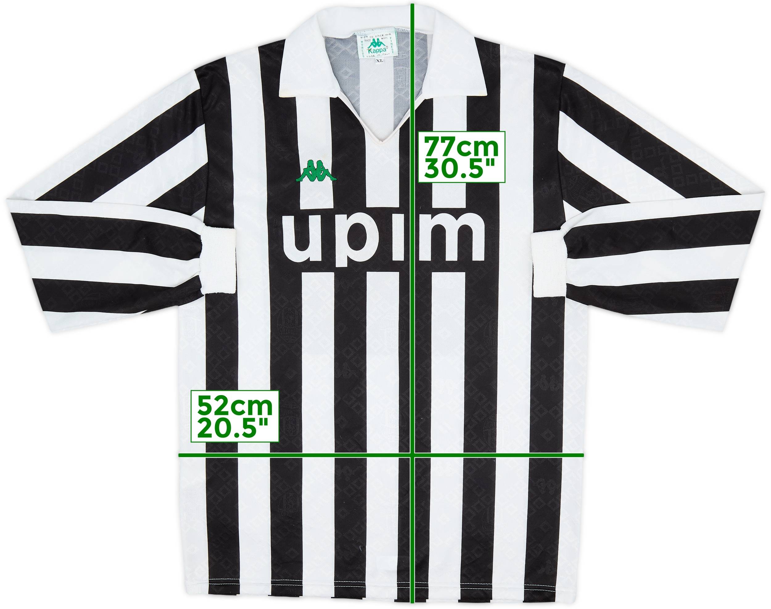 1991-92 Juventus Home L/S Shirt - 5/10 - (XL)