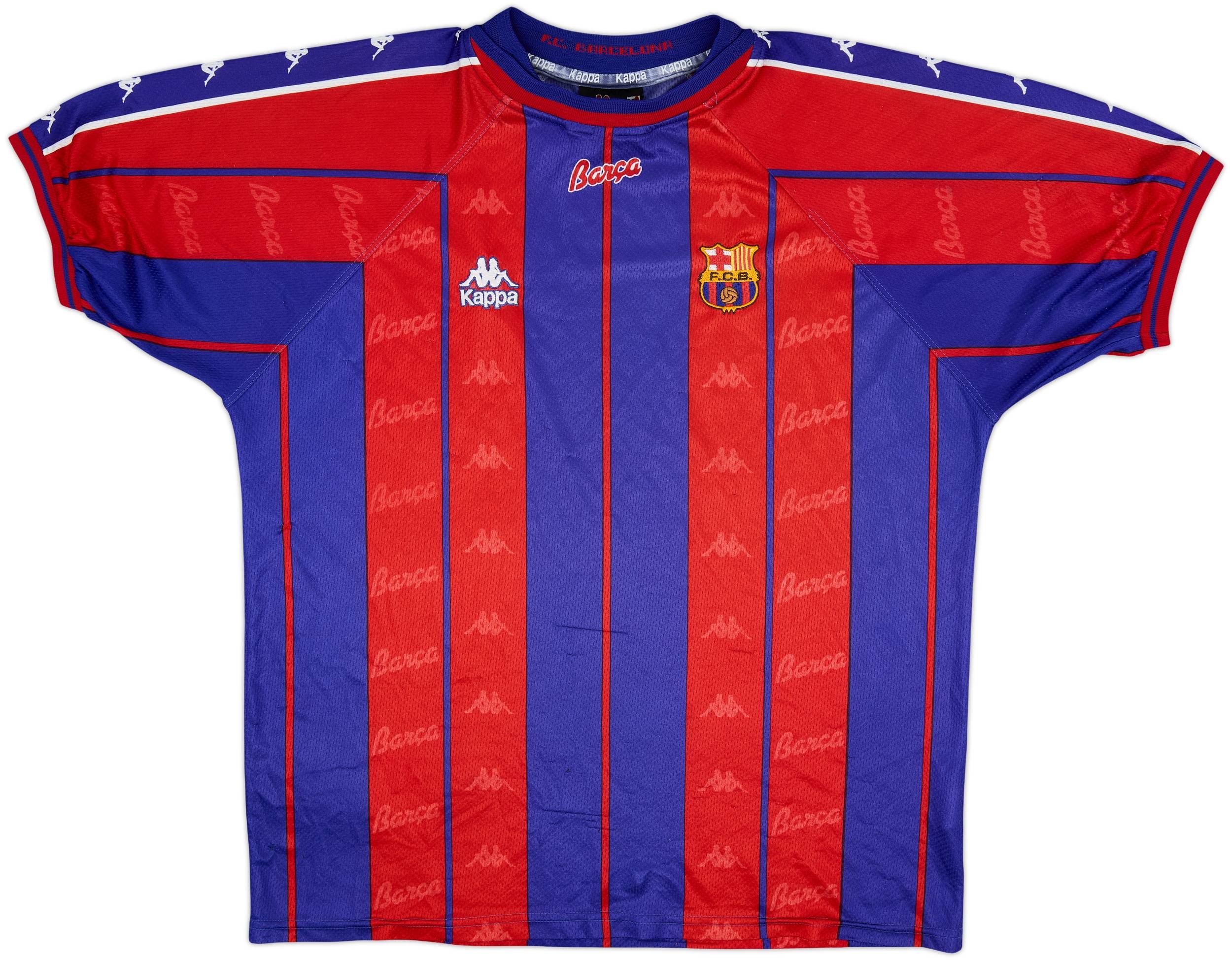 1997-98 Barcelona Home Shirt - 7/10 - (XL)