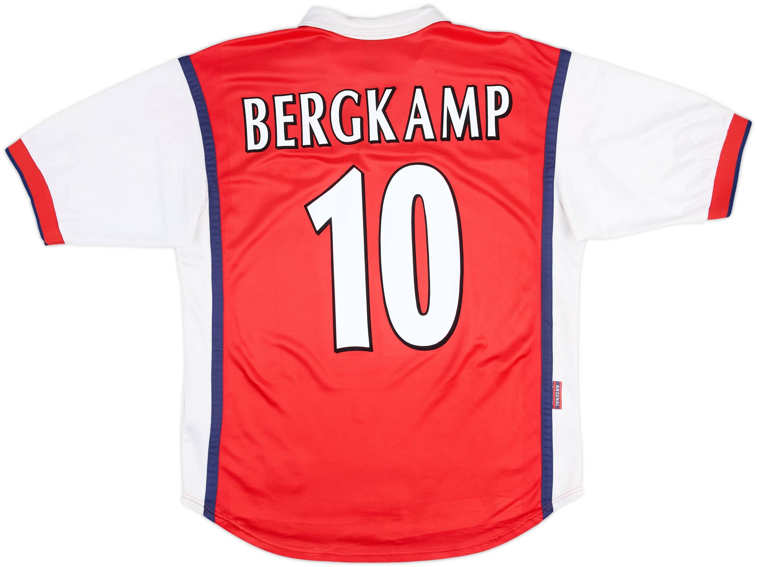 オールド　ヴィンテージユニフォーム Arsenal Bergkamp 10 M 1998-99 Arsenal Home Shirt Bergkamp #10 - 6/10 - (M)