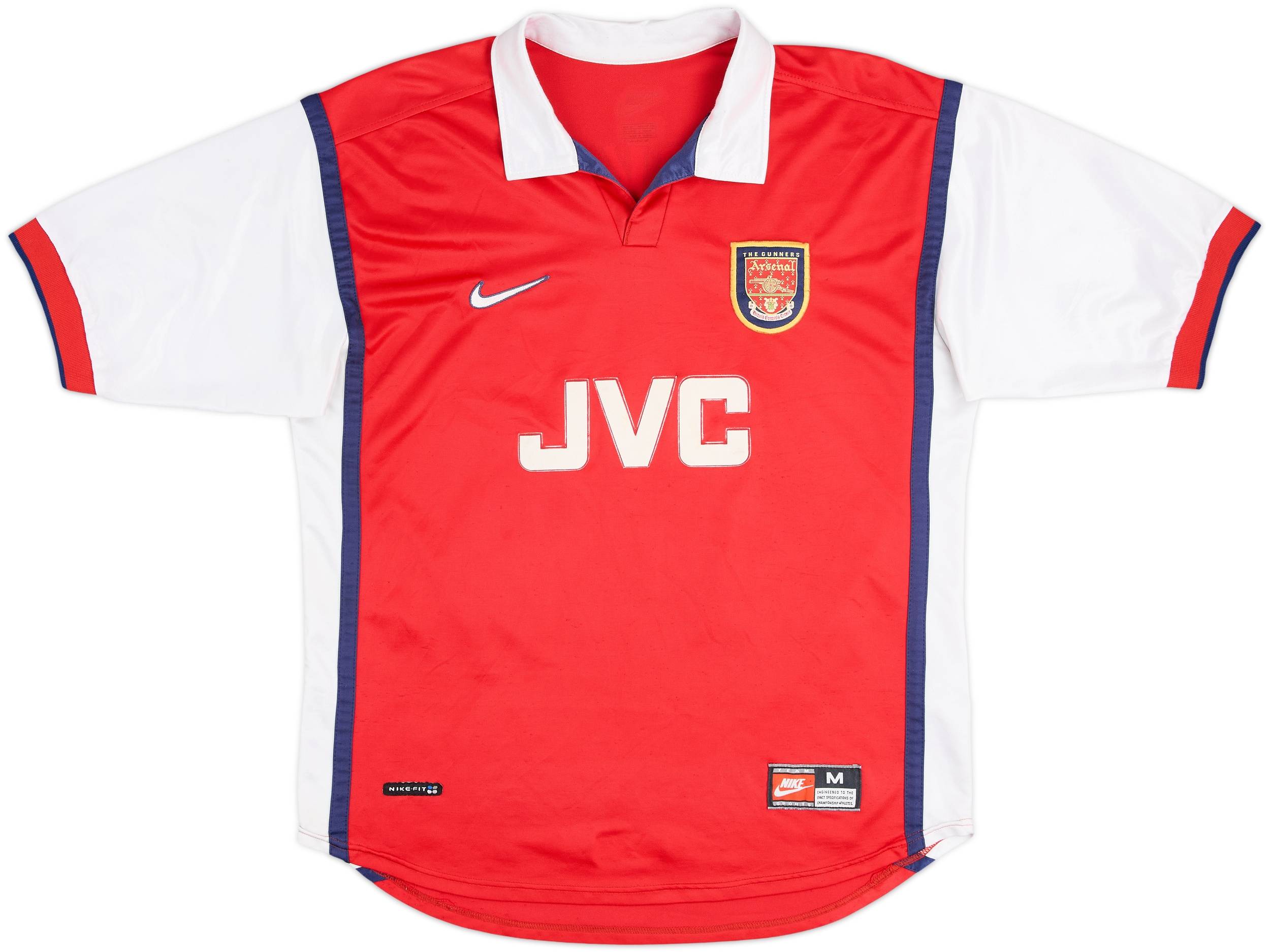 1998-99 Arsenal Home Shirt Bergkamp #10 - 6/10 - (M)