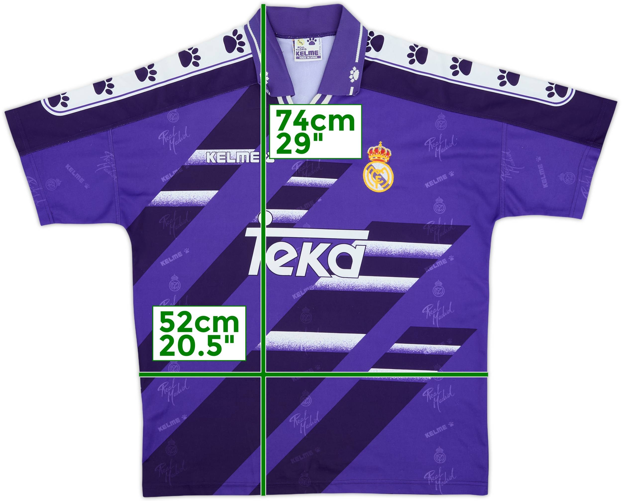 1994-96 Real Madrid Away Shirt - 8/10 - (S)