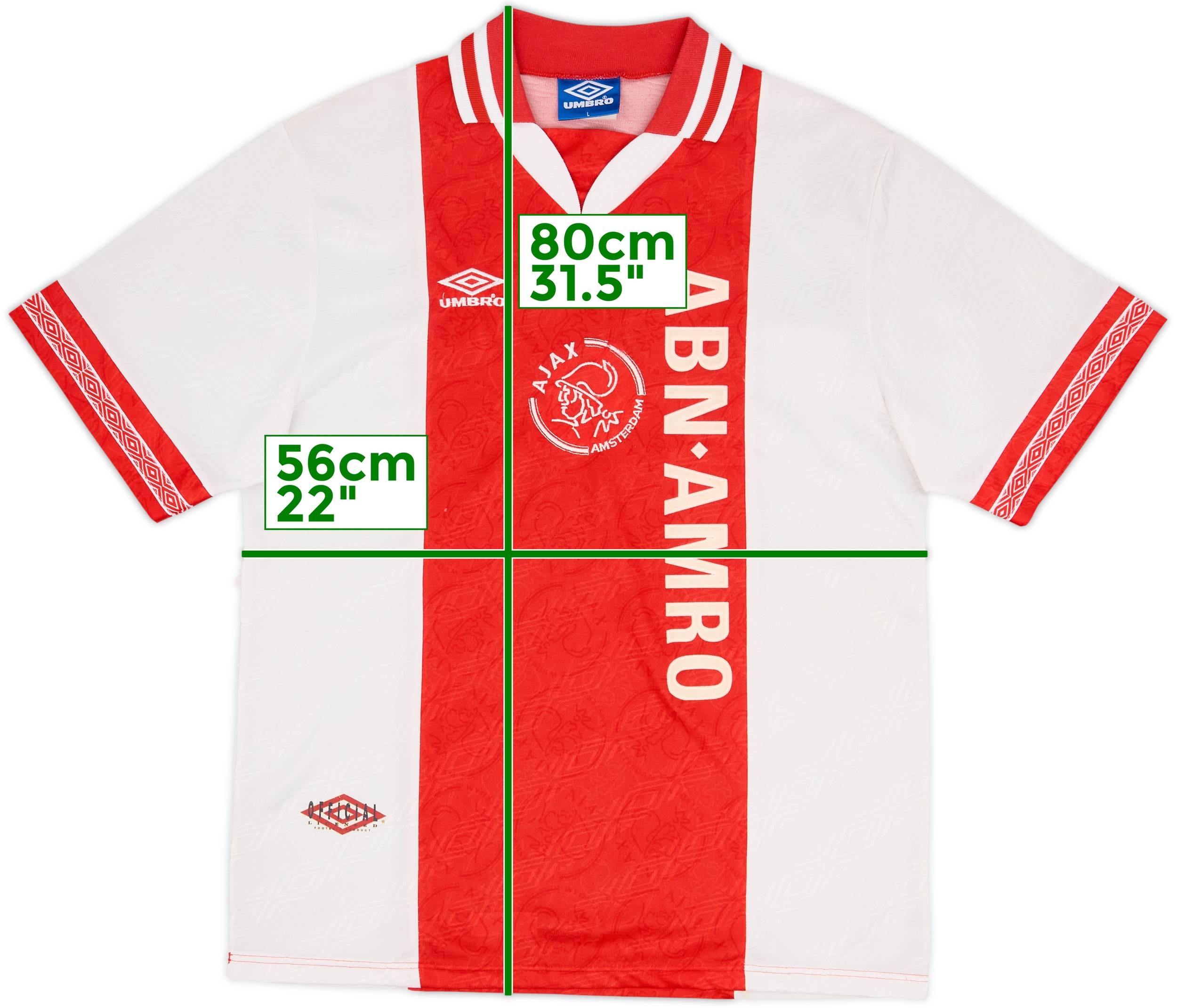 1994-95 Ajax Home Shirt - 6/10 - (L)