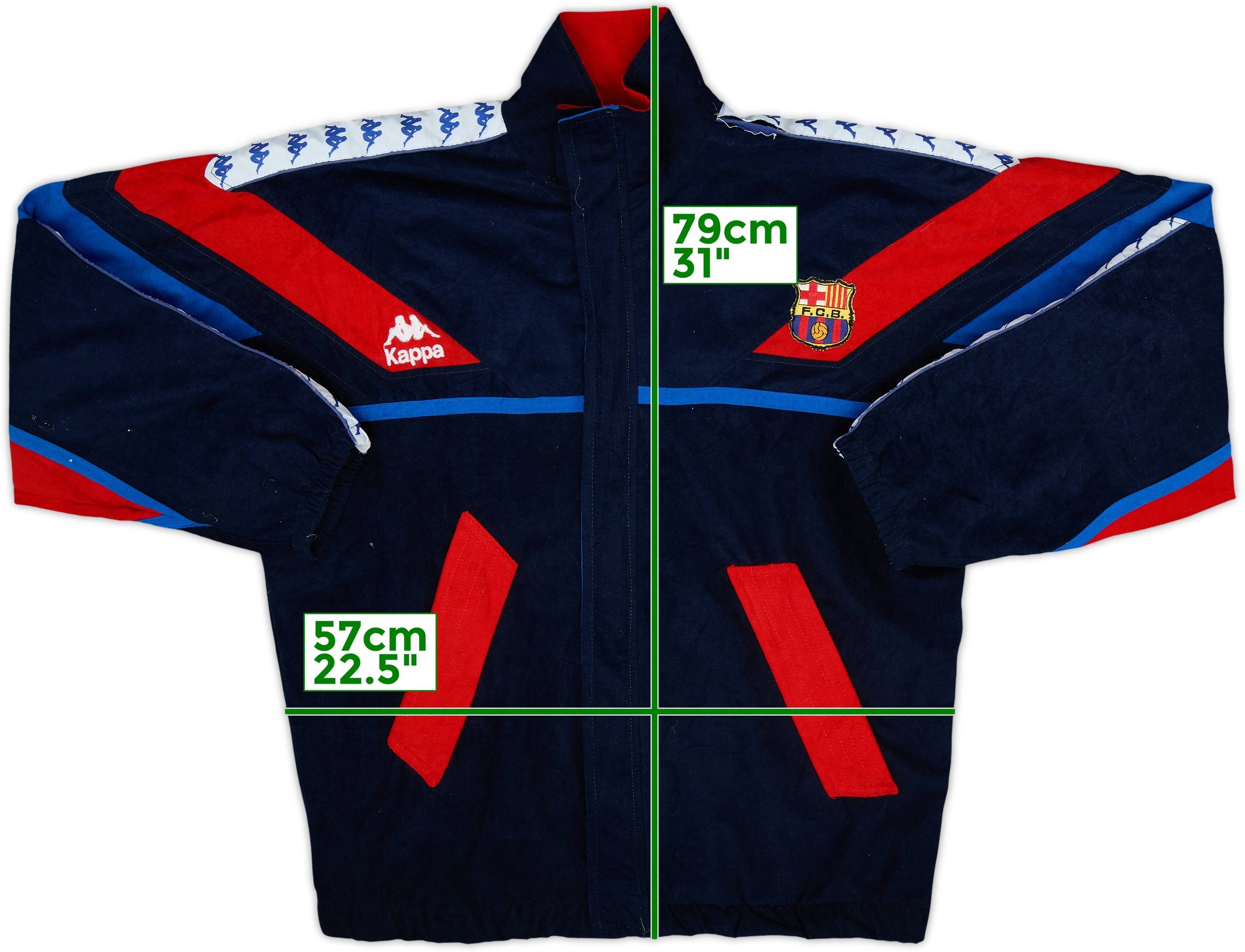 1992-95 Barcelona Kappa Track Jacket - 5/10 - (XL)