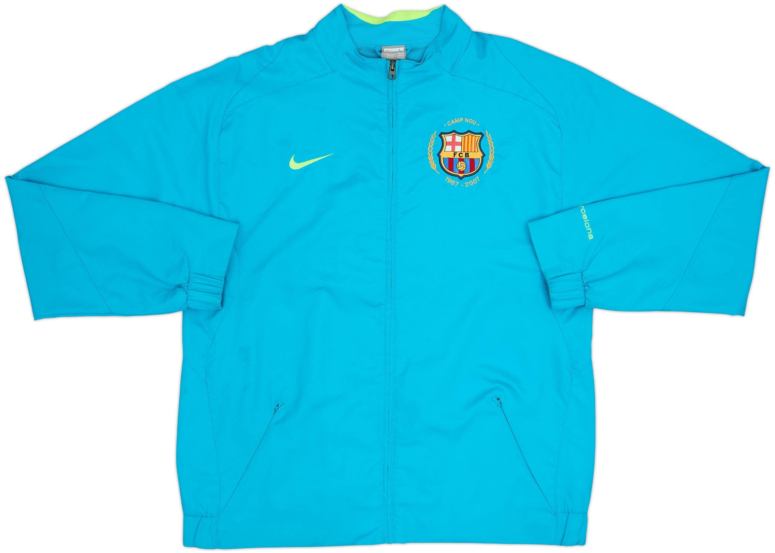 2007-08 Barcelona Nike Track Jacket - 6/10 - (L)