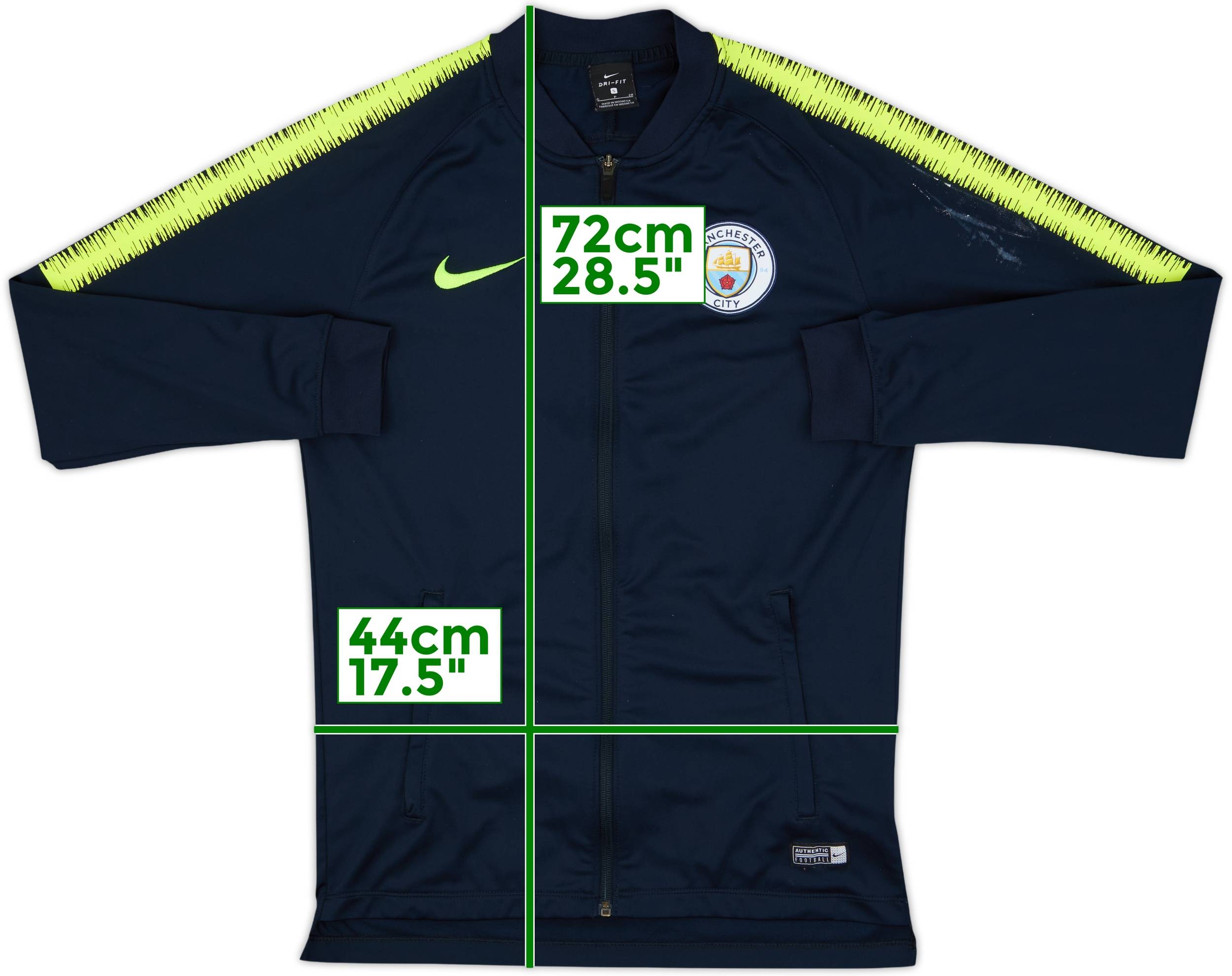 2018-19 Manchester City Nike Track Jacket - 5/10 - (S)