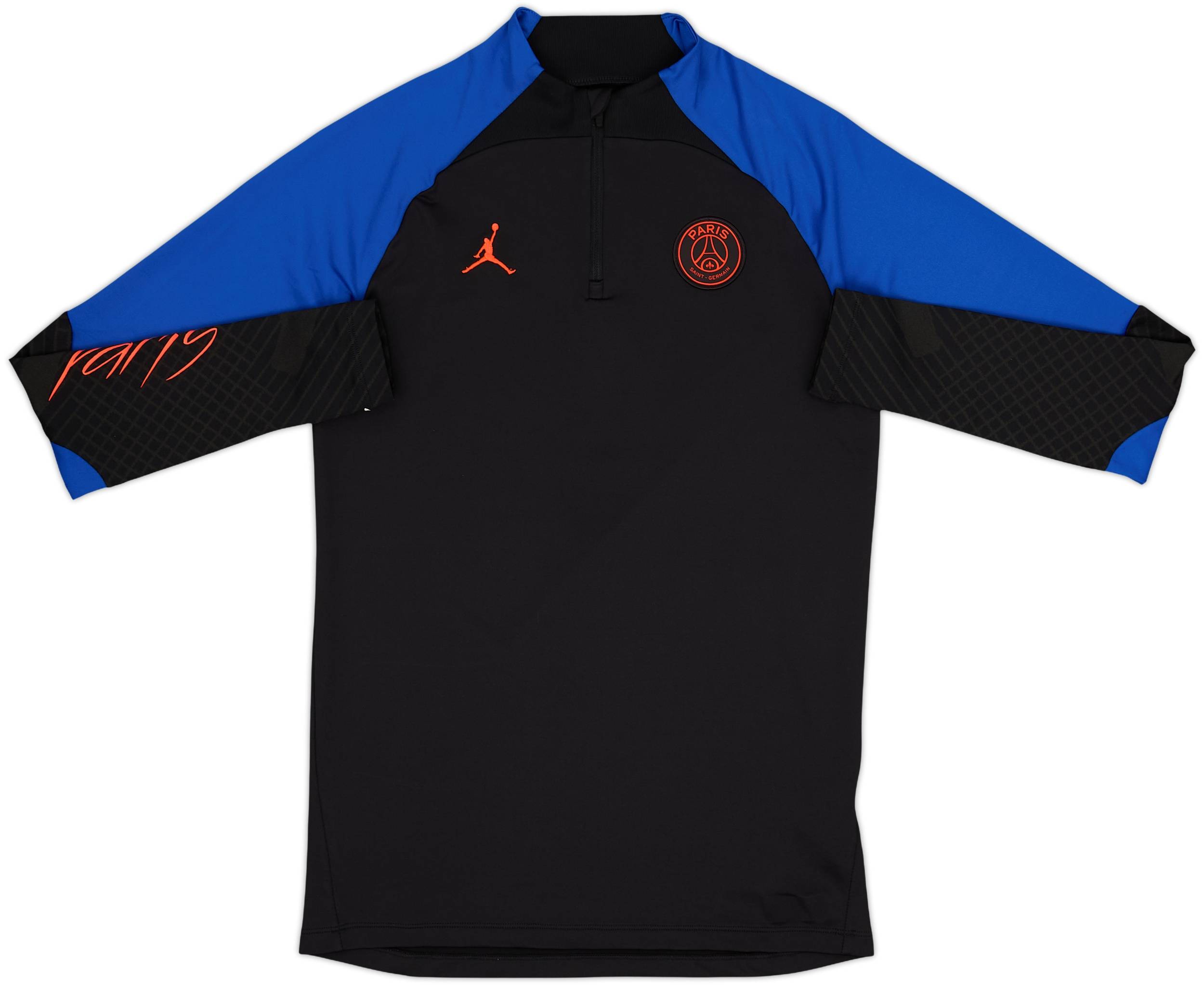 2022-23 Paris Saint-Germain Jordan/Nike 1/4 Zip Drill Top - 8/10 - (S)