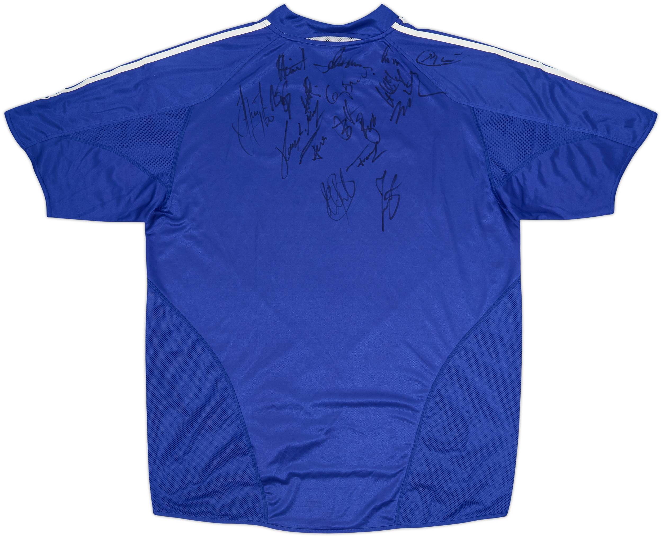 2004-05 Schalke Signed Home Shirt - 7/10 - (XL)