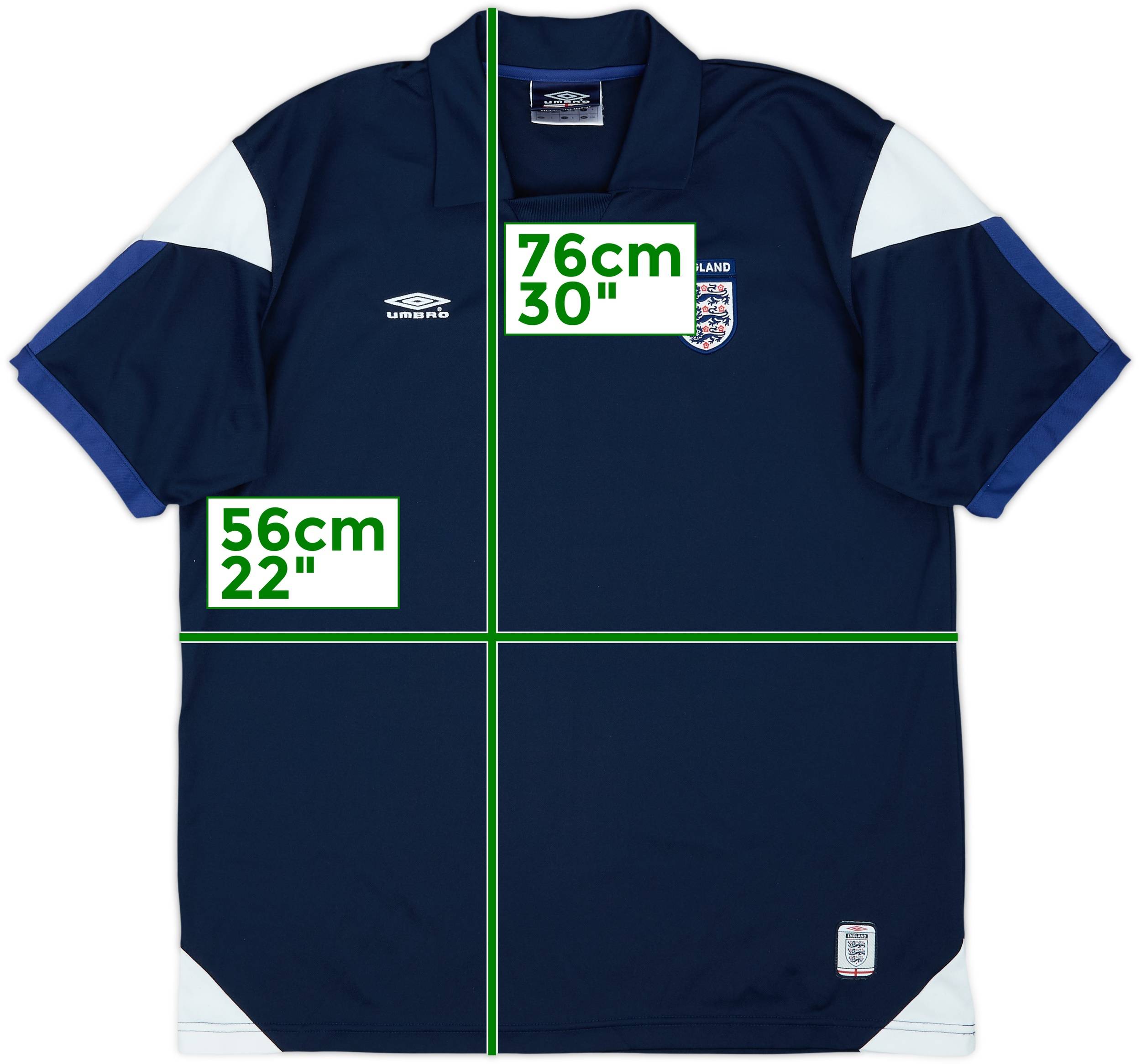 2004-05 England Umbro Training Shirt - 9/10 - (L)