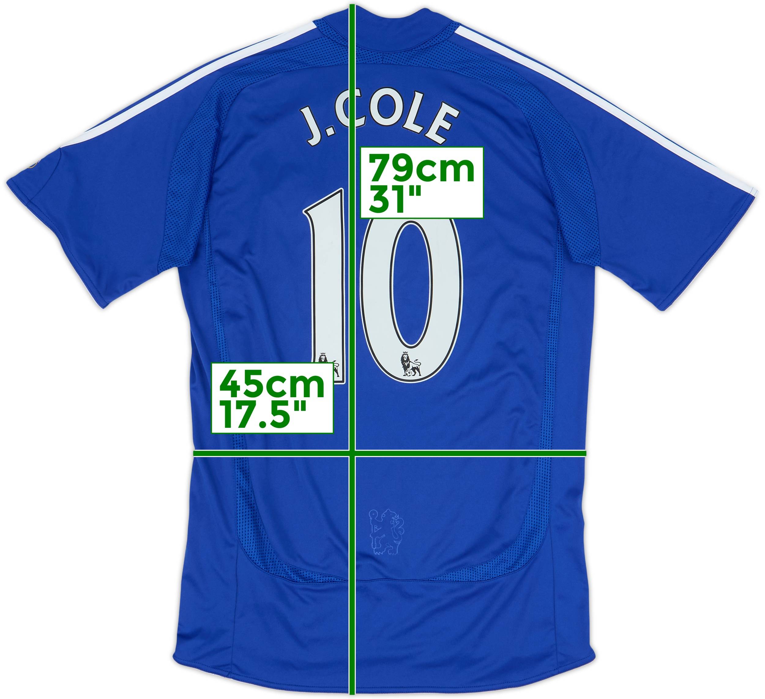 2006-08 Chelsea Home Shirt J.Cole #10 - 8/10 - (S)