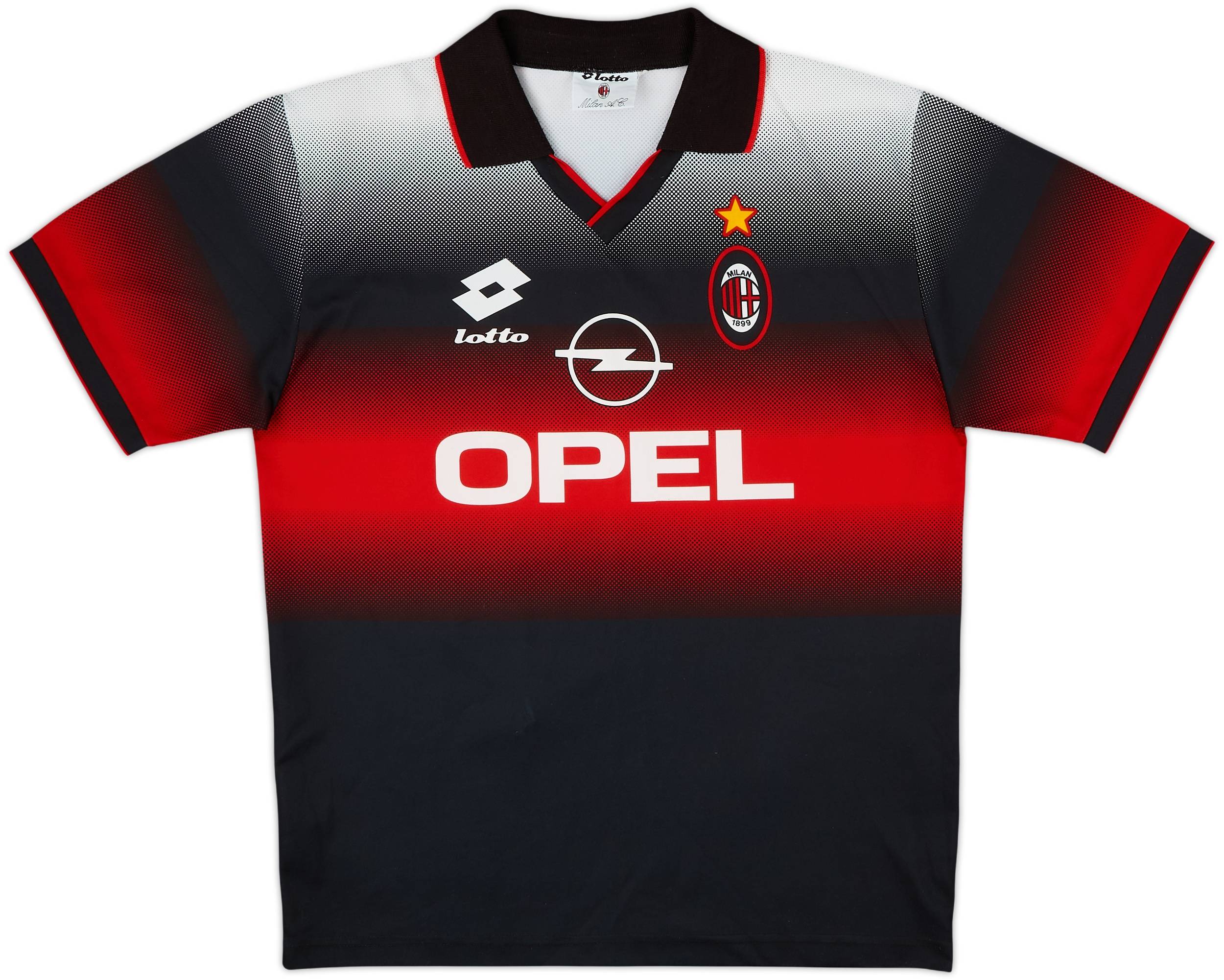 1996-97 AC Milan Lotto Training Shirt - 9/10 - (L)
