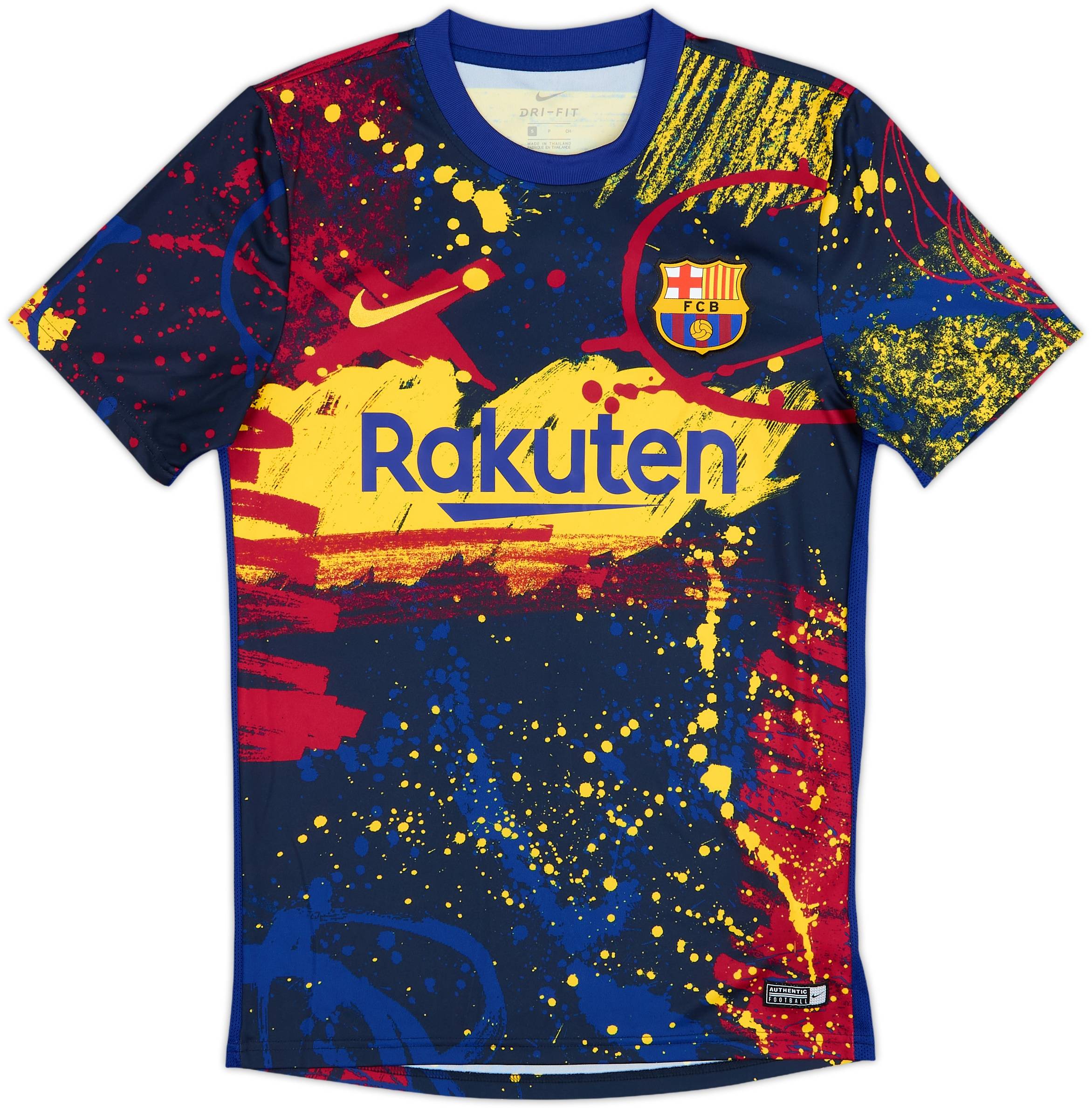 2020-21 Barcelona Nike Training Shirt - 10/10 - (S)