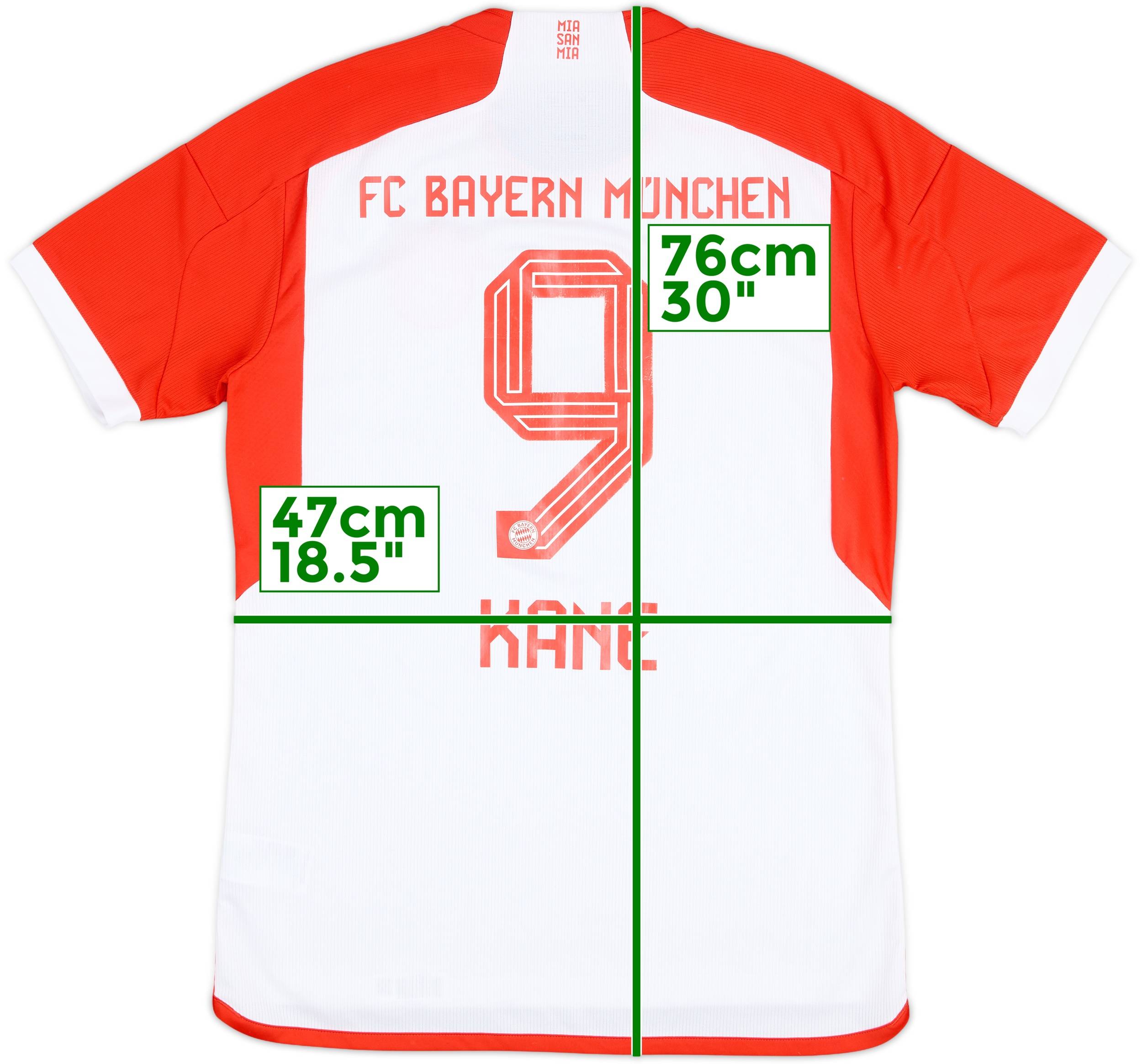 2023-24 Bayern Munich Home Shirt Kane #9 - 6/10 - (M)