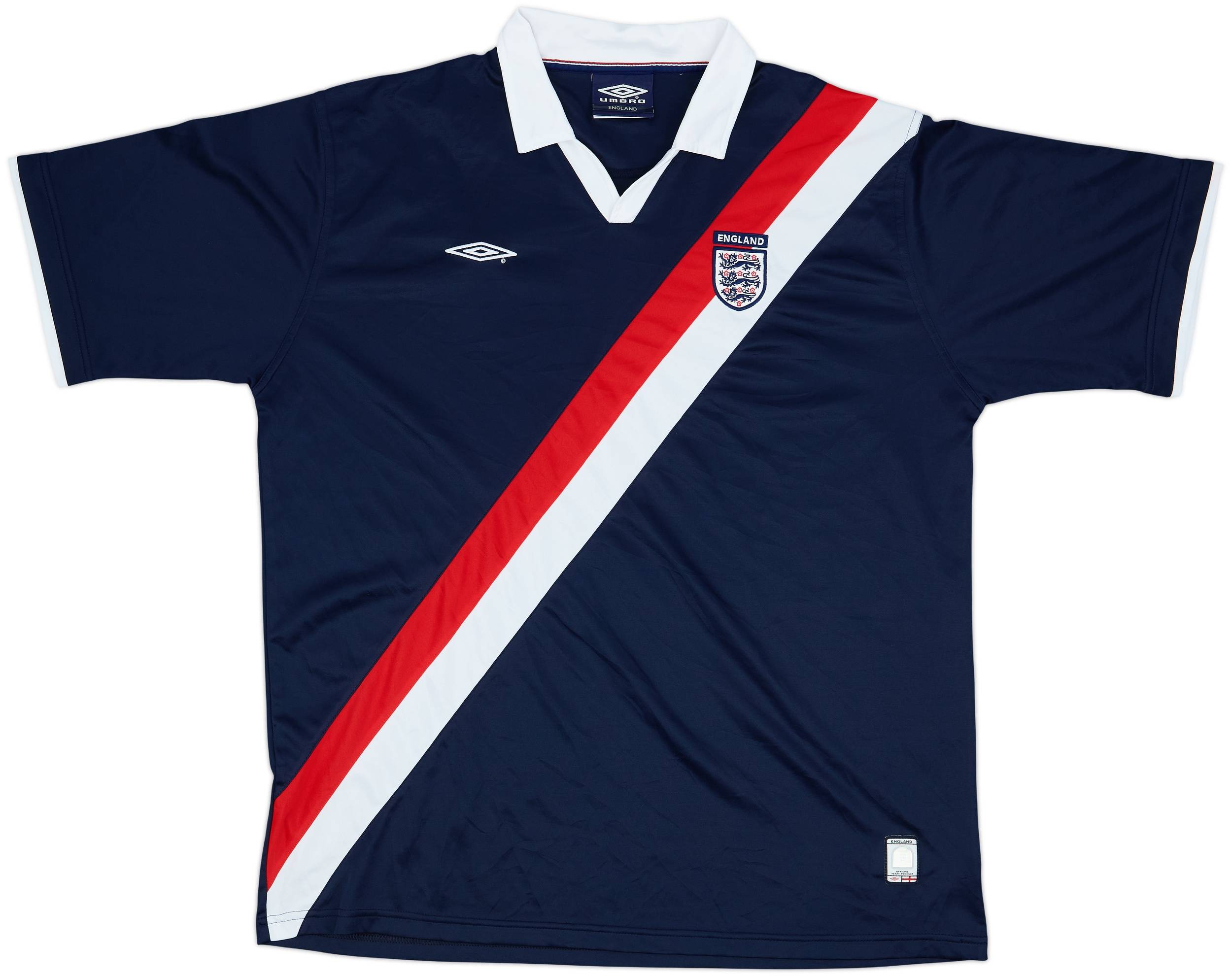 2002-04 England Umbro Training Shirt - 10/10 - (XXL)