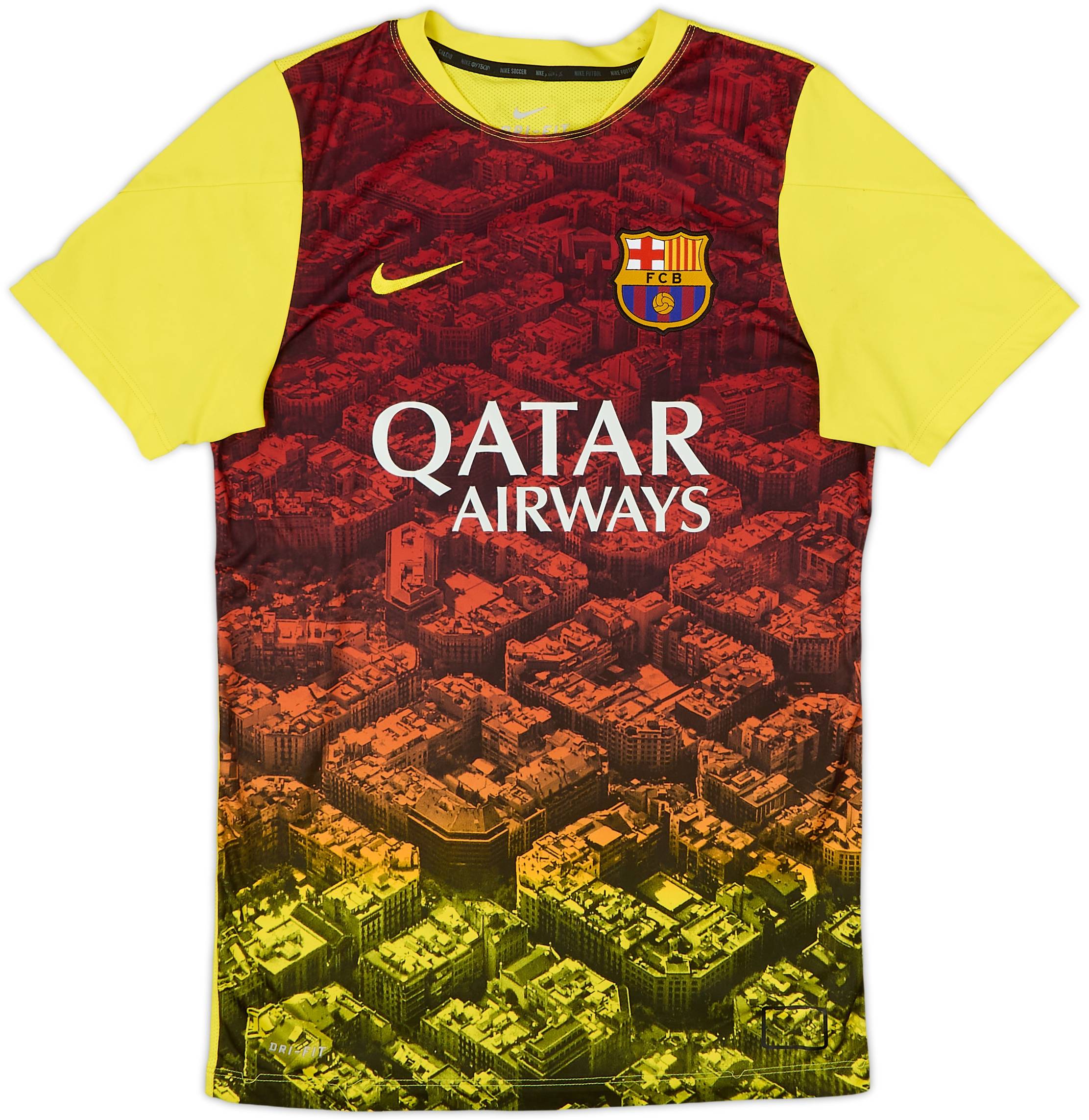 2013-14 Barcelona Nike Training Shirt - 8/10 - (S)