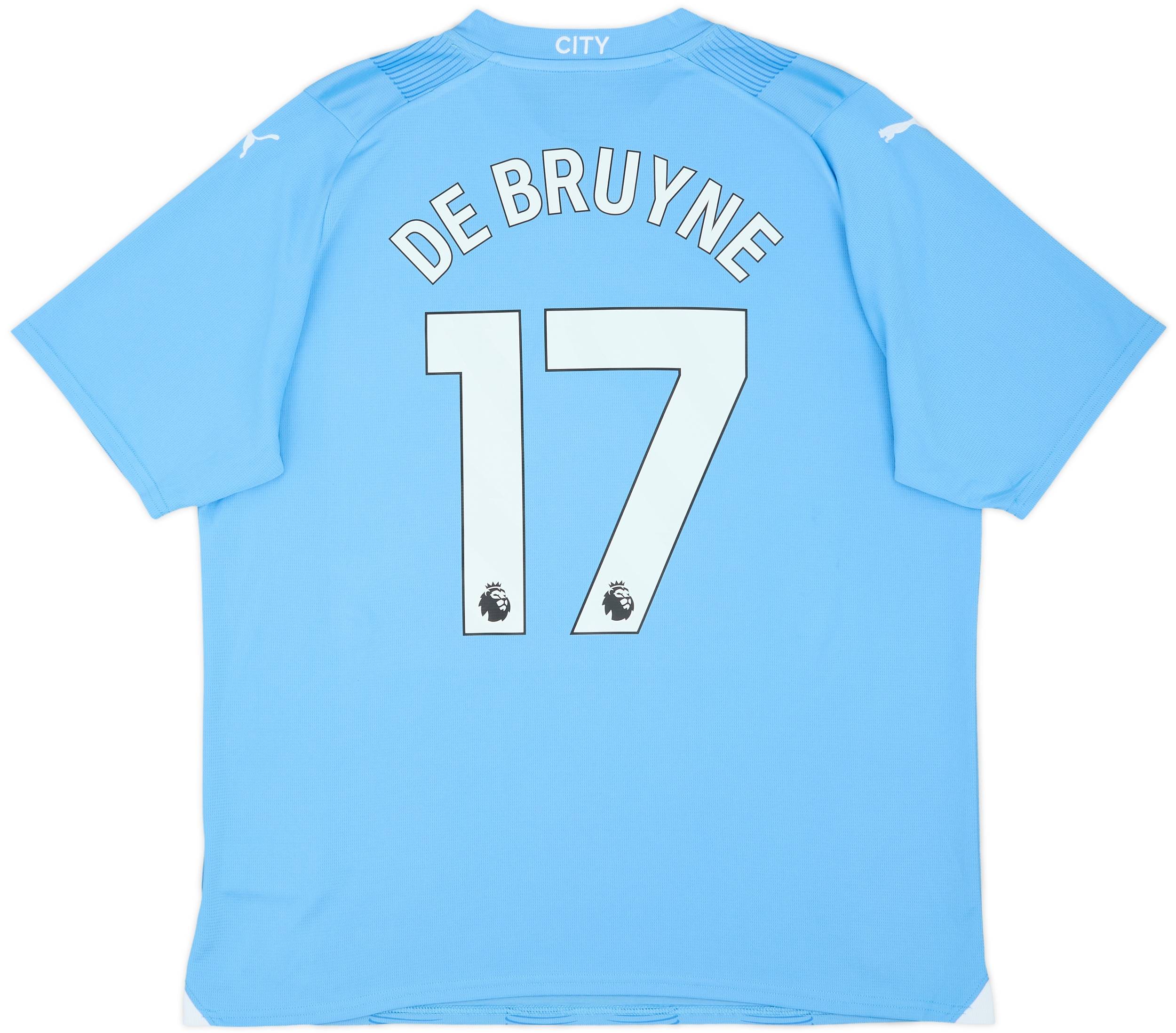2023-24 Manchester City Home Shirt De Bruyne #17 - 10/10 - (XL)