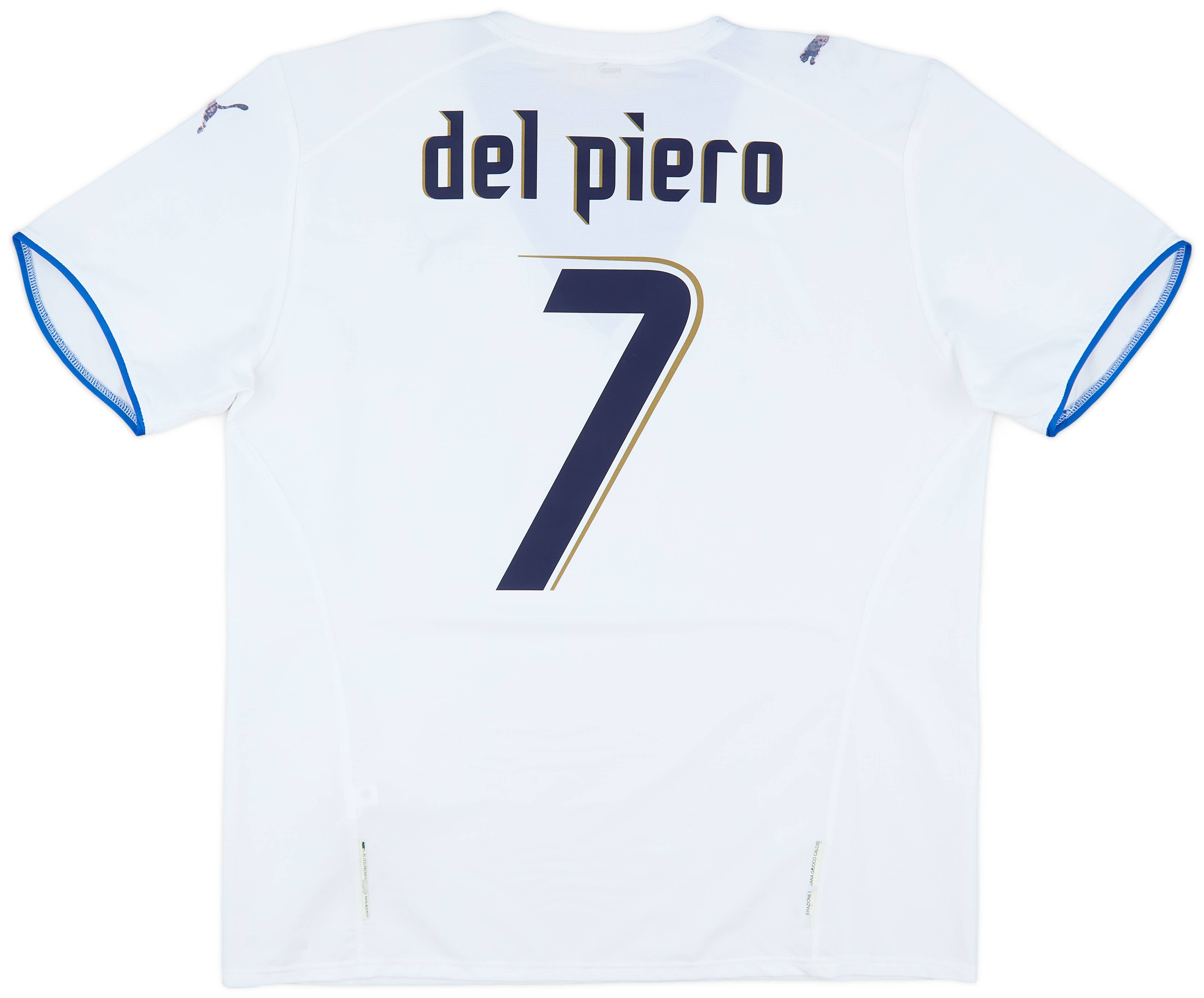 2006 Italy Away Shirt Del Piero #7 - 4/10 - (XL)