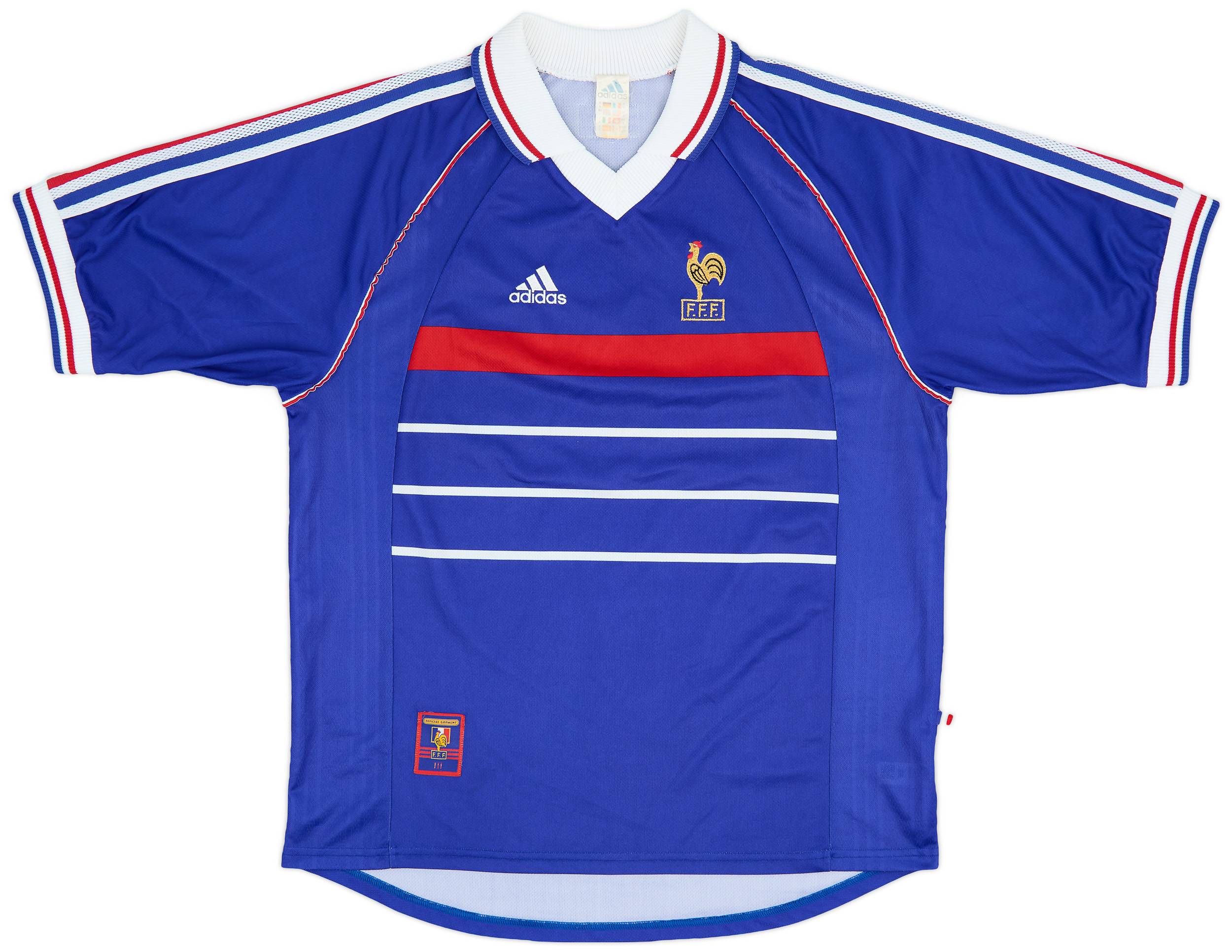1998-00 France Home Shirt - 9/10 - (L)