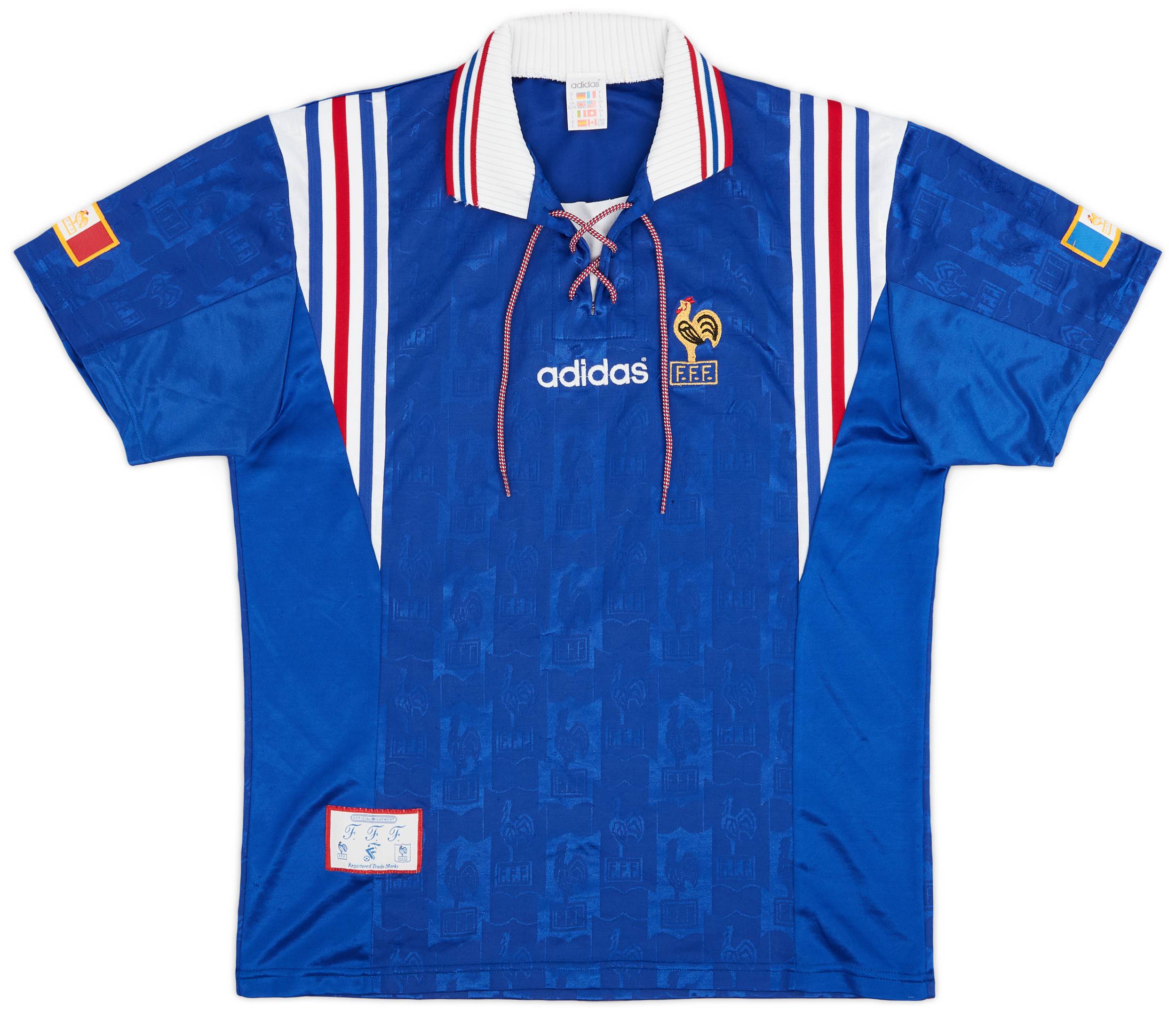 1996-98 France Home Shirt - 6/10 - (L)