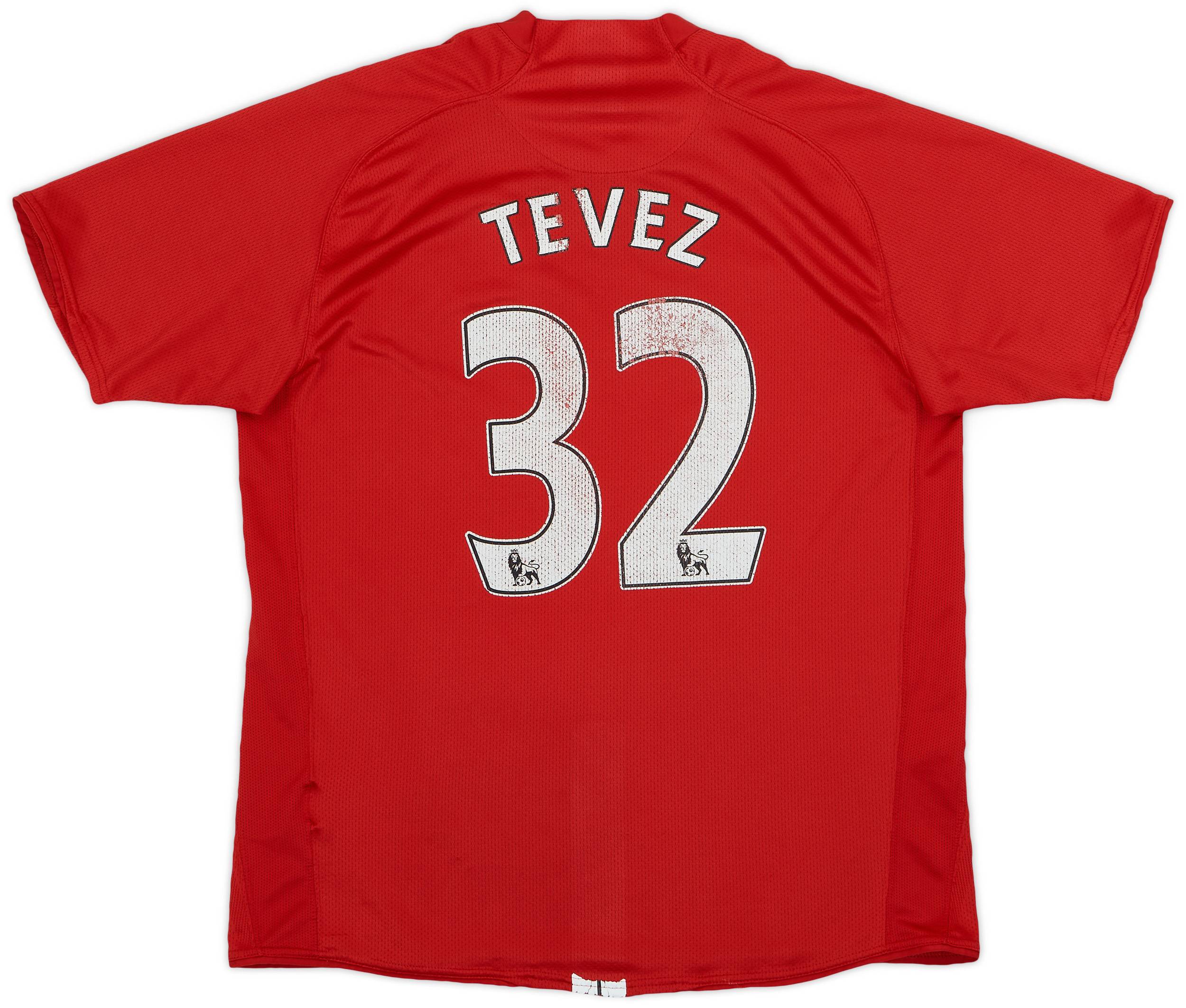 2007-09 Manchester United Home Shirt Tevez #32 - 4/10 - (L)