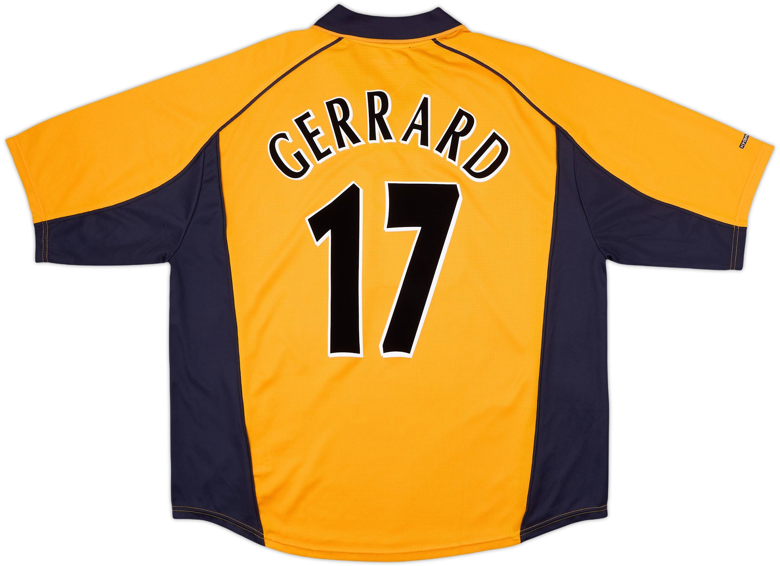 2000-02 Liverpool Away Shirt Gerrard #17 - 9/10 - (XL)