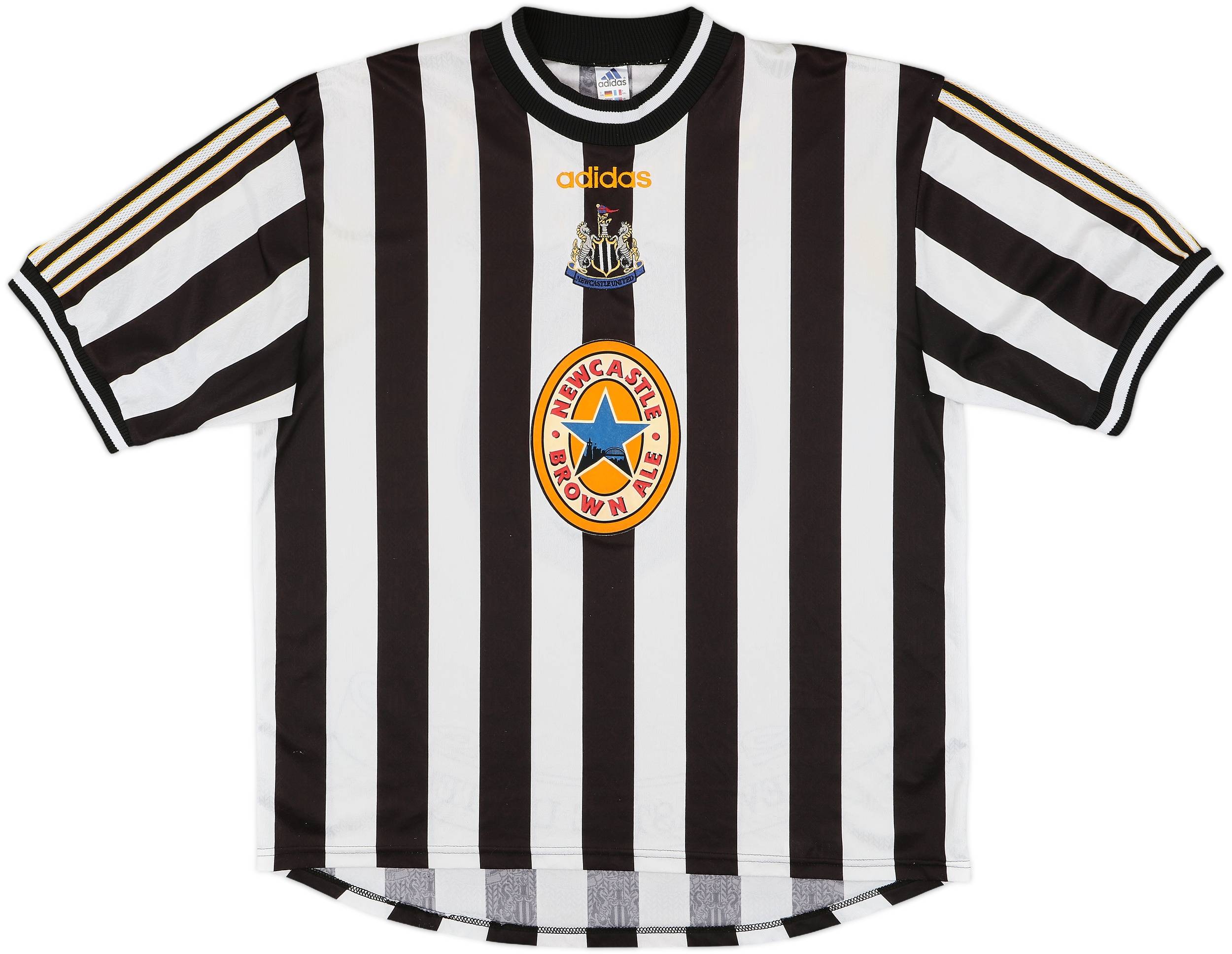 激レアニューカッスル 97-99 HOME サイズL 1997-99 Newcastle Home Shirt Shearer #9 - 6/10 - (S)