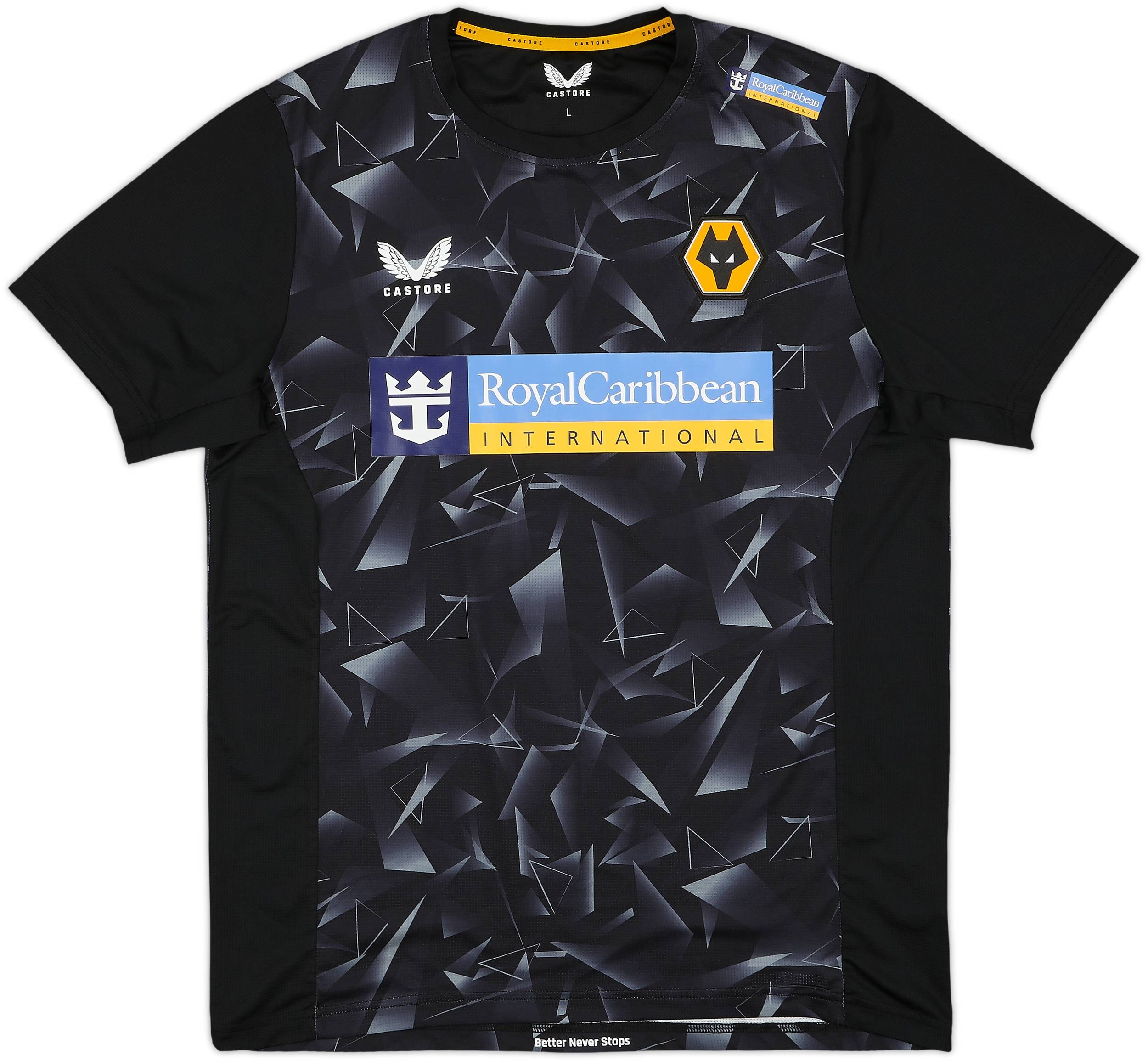 ま*ん様 Castore Wolves ONE PACK Mサイズ 練習着 2022-23 Wolves Castore Training Shirt - 9/10 - (L)