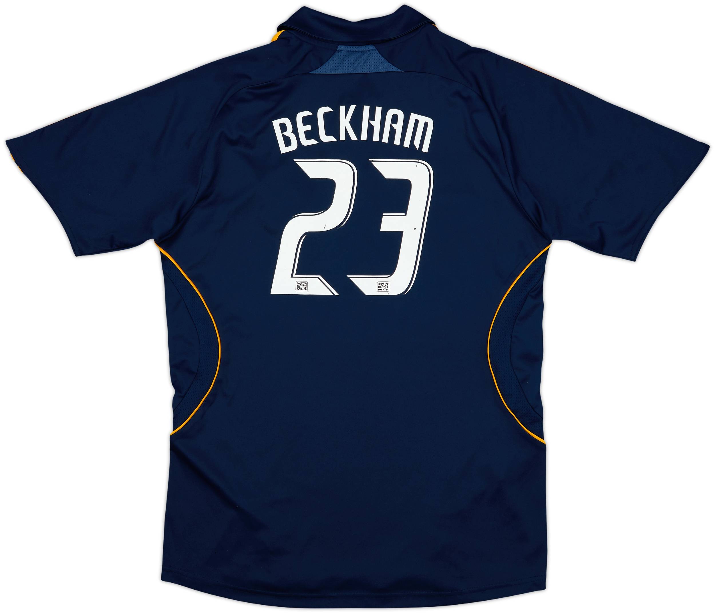 ベッカム　LAギャラクシー　2007年　アウェイユニフォーム 2007-08 LA Galaxy Away Shirt Beckham #23 - 7/10 - (XL.Boys)