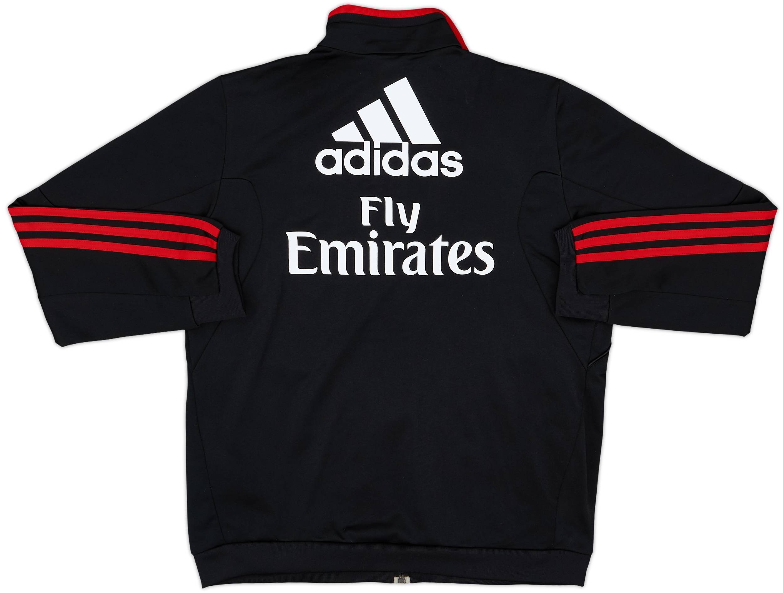AC MILAN adidas フルジップジャケット　ナイロン　Mサイズ 2012-13 AC Milan adidas Track Jacket - 8/10 - (M.Boys)