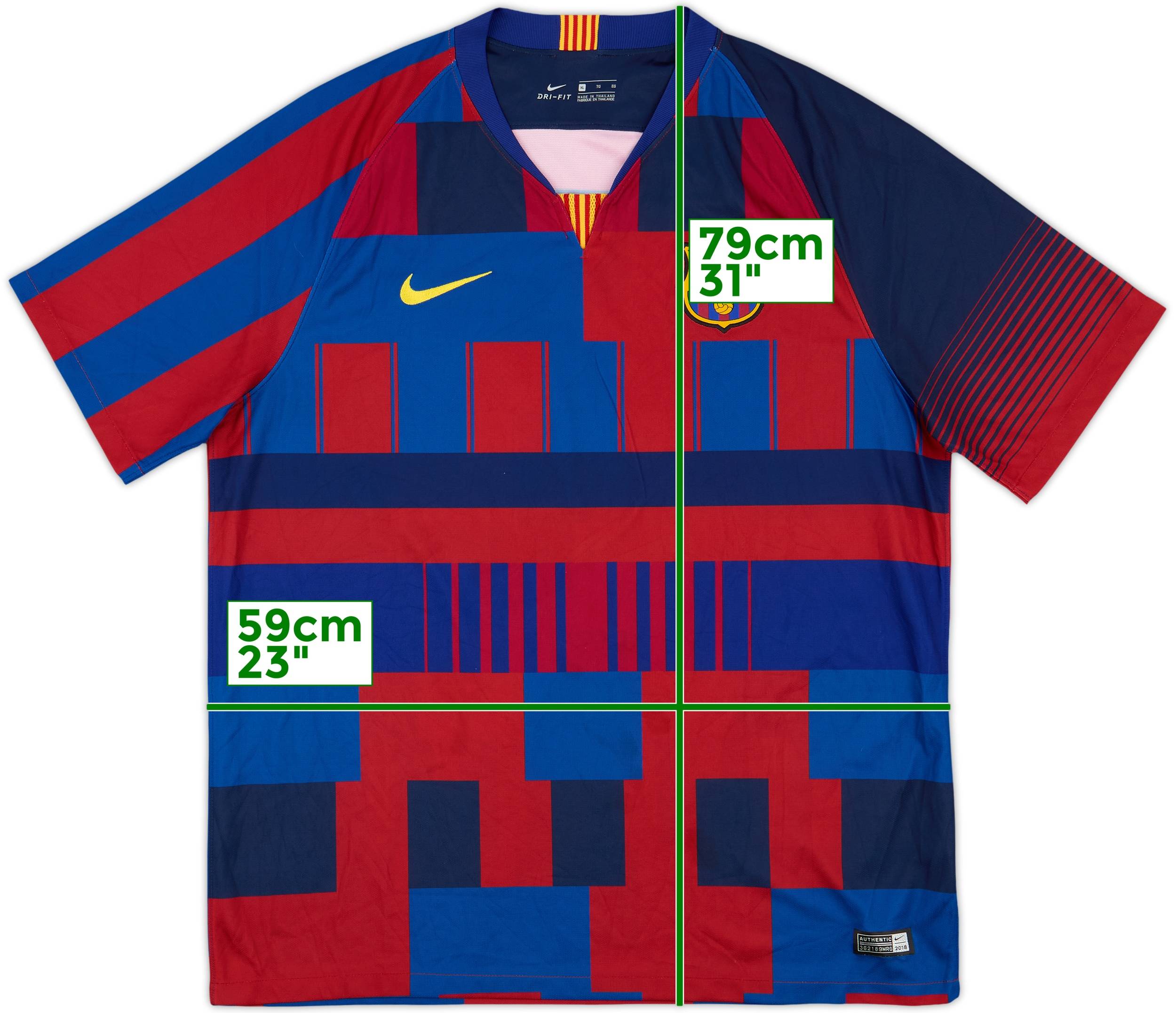 Barcelona Mashup Jersey Nike 20th Anniversary Barcelona 20th