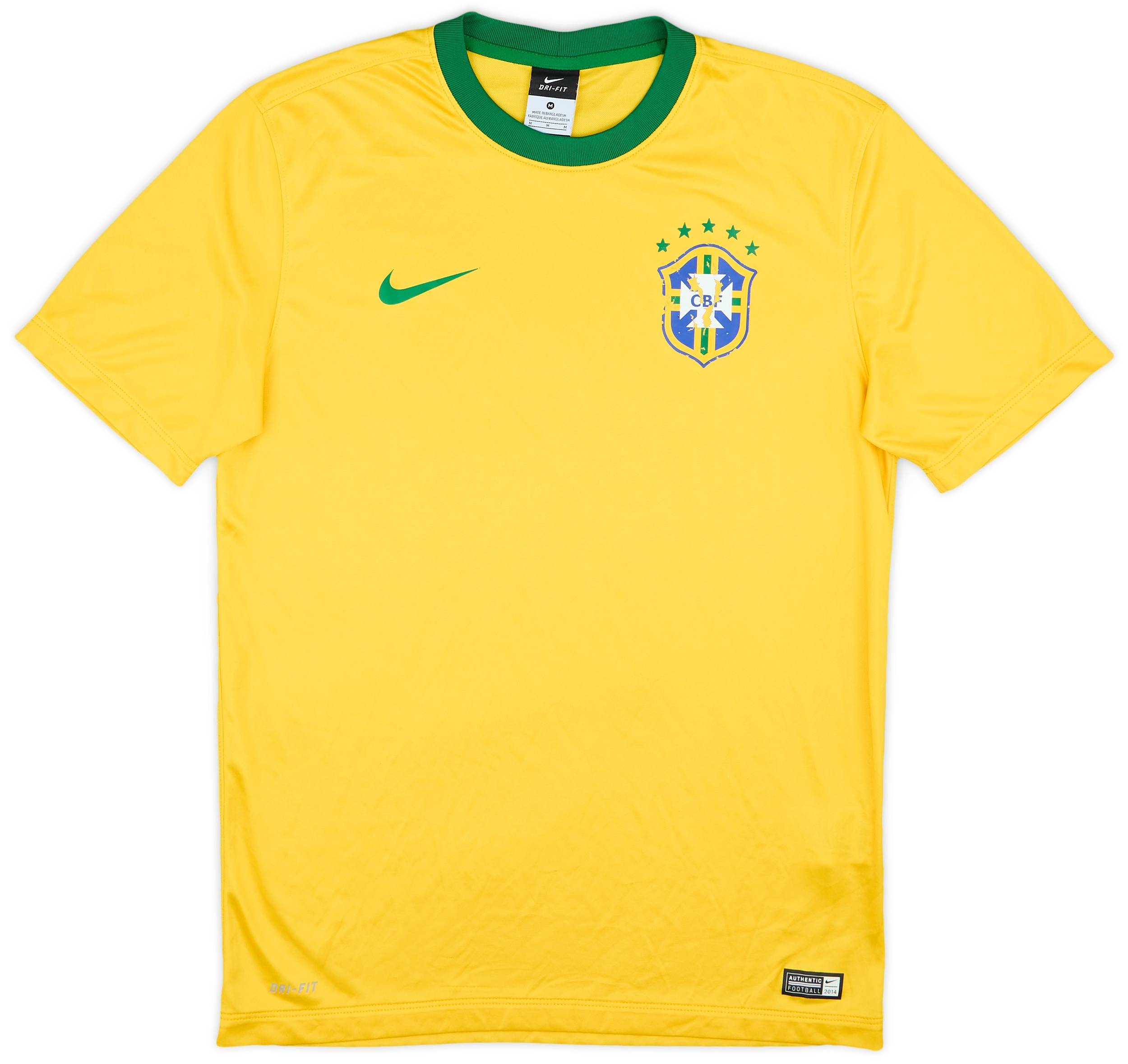 2014-15 Brazil Basic Home Shirt - 4/10 - (M)