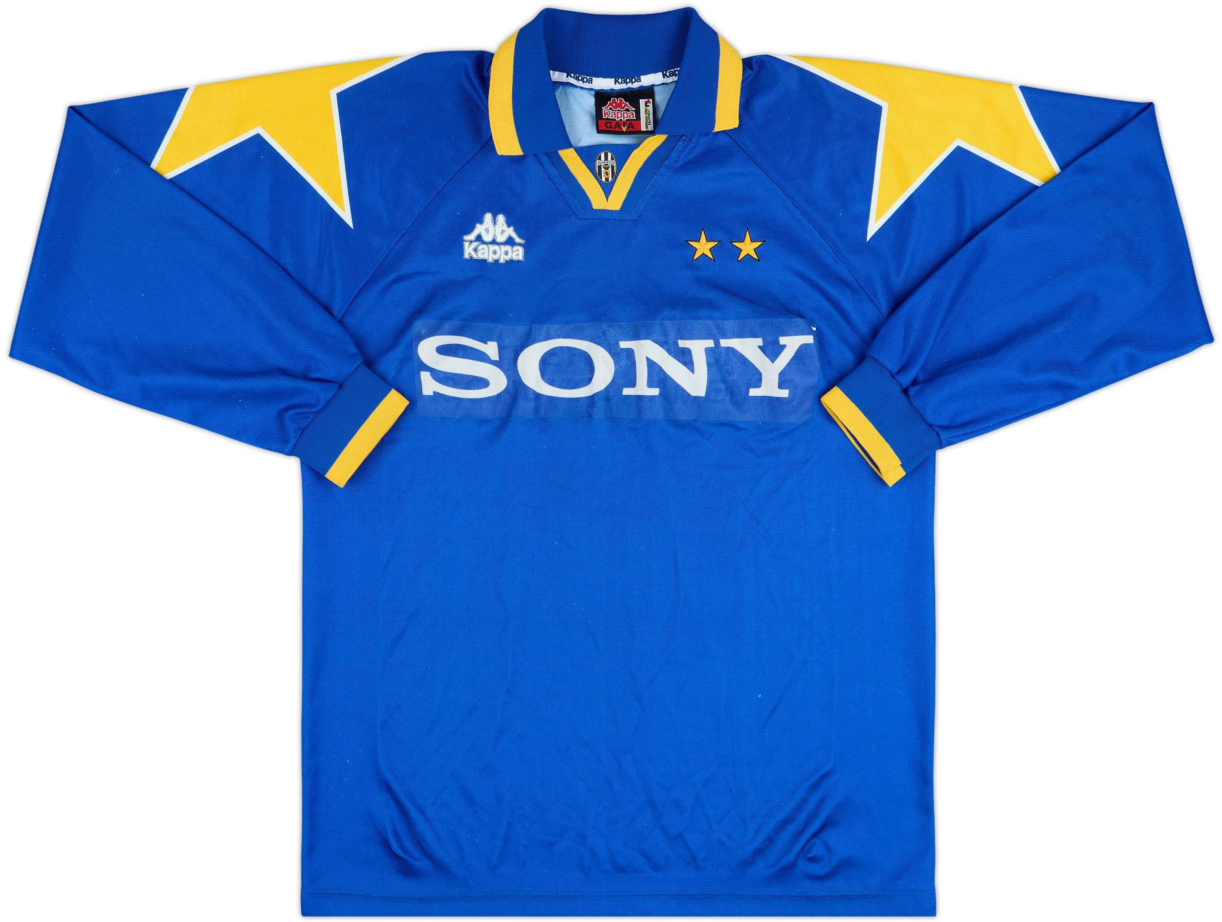 1995-96 Juventus Away L/S Shirt #8 - 6/10 - (L)