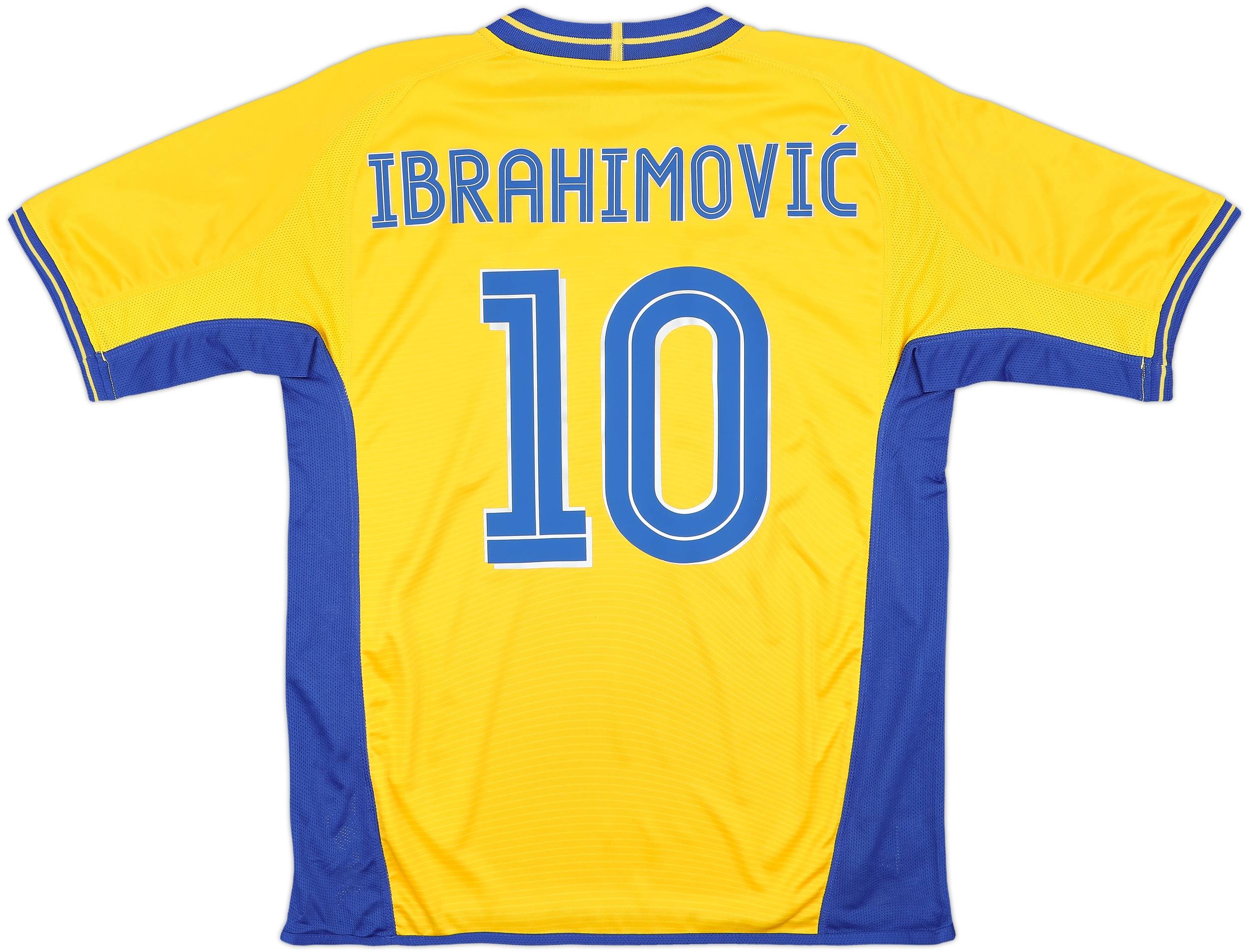 2003-04 Sweden Home Shirt Ibrahimovic #10 - 9/10 - (L)