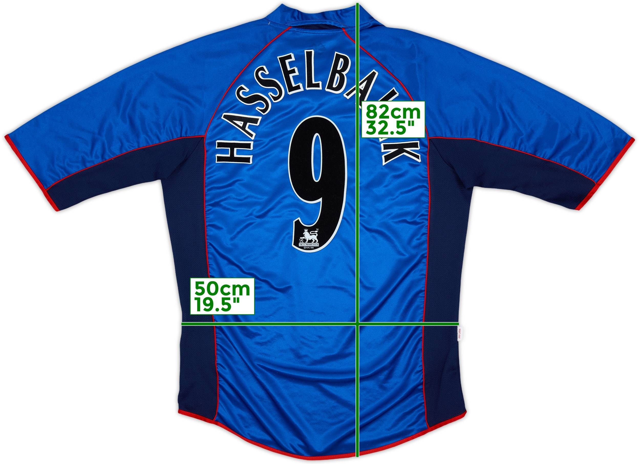 Soonerorlateryouwillbe サッカーシャツ 2005-06 Middlesbrough Away Shirt Hasselbaink #9 - 8/10 - (XXL)