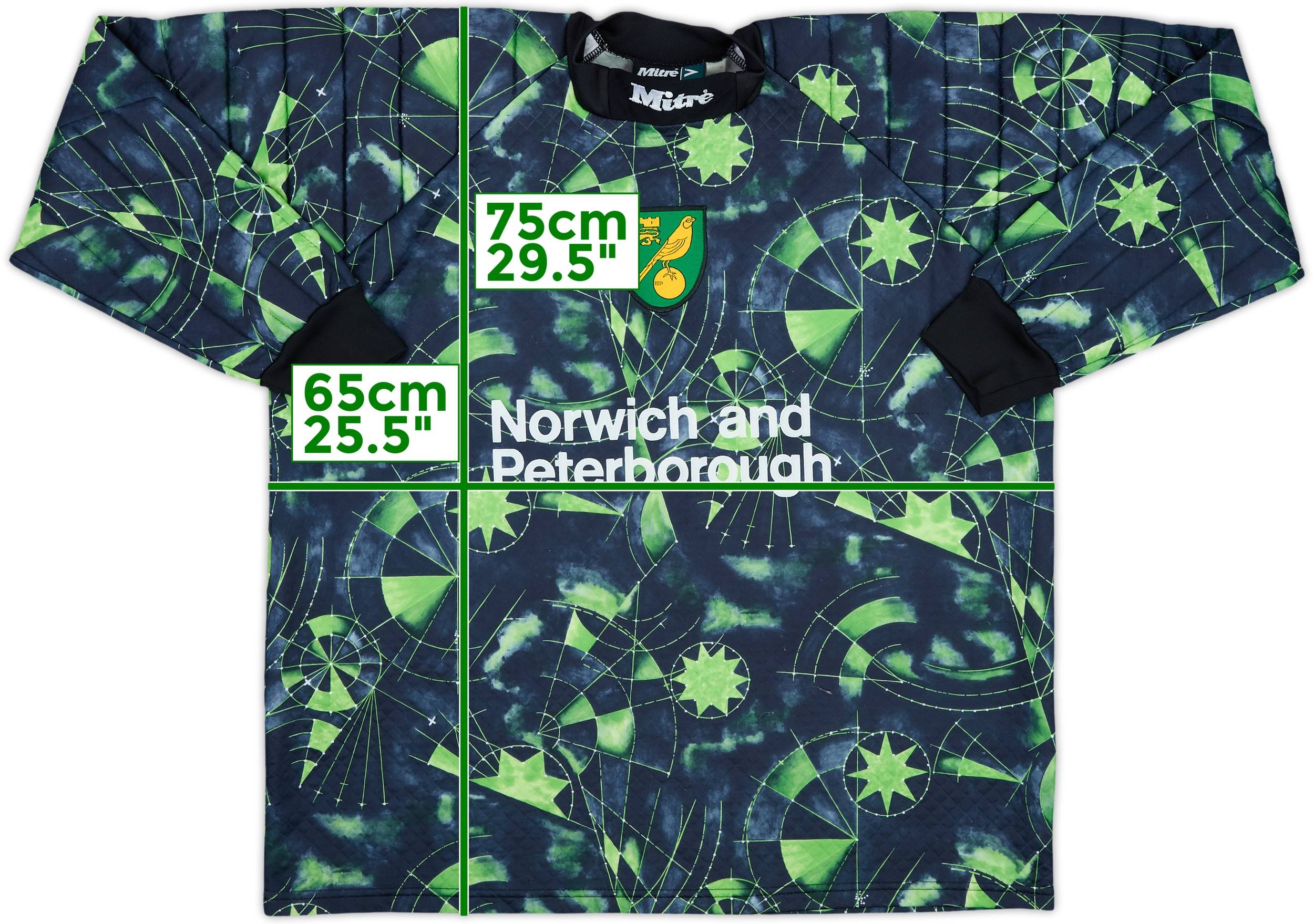 1996-97 Norwich City GK Shirt 9/10 (XL)
