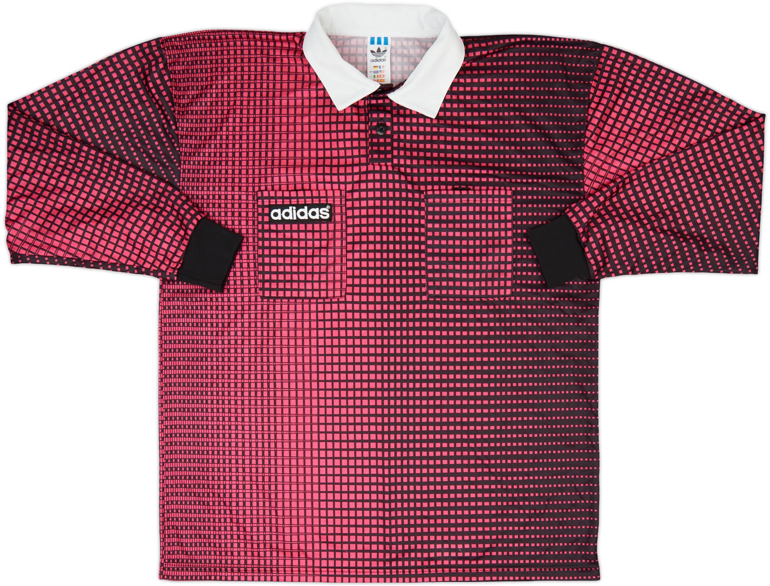 1990s adidas Referee Template L/S Shirt - 10/10 - (L)