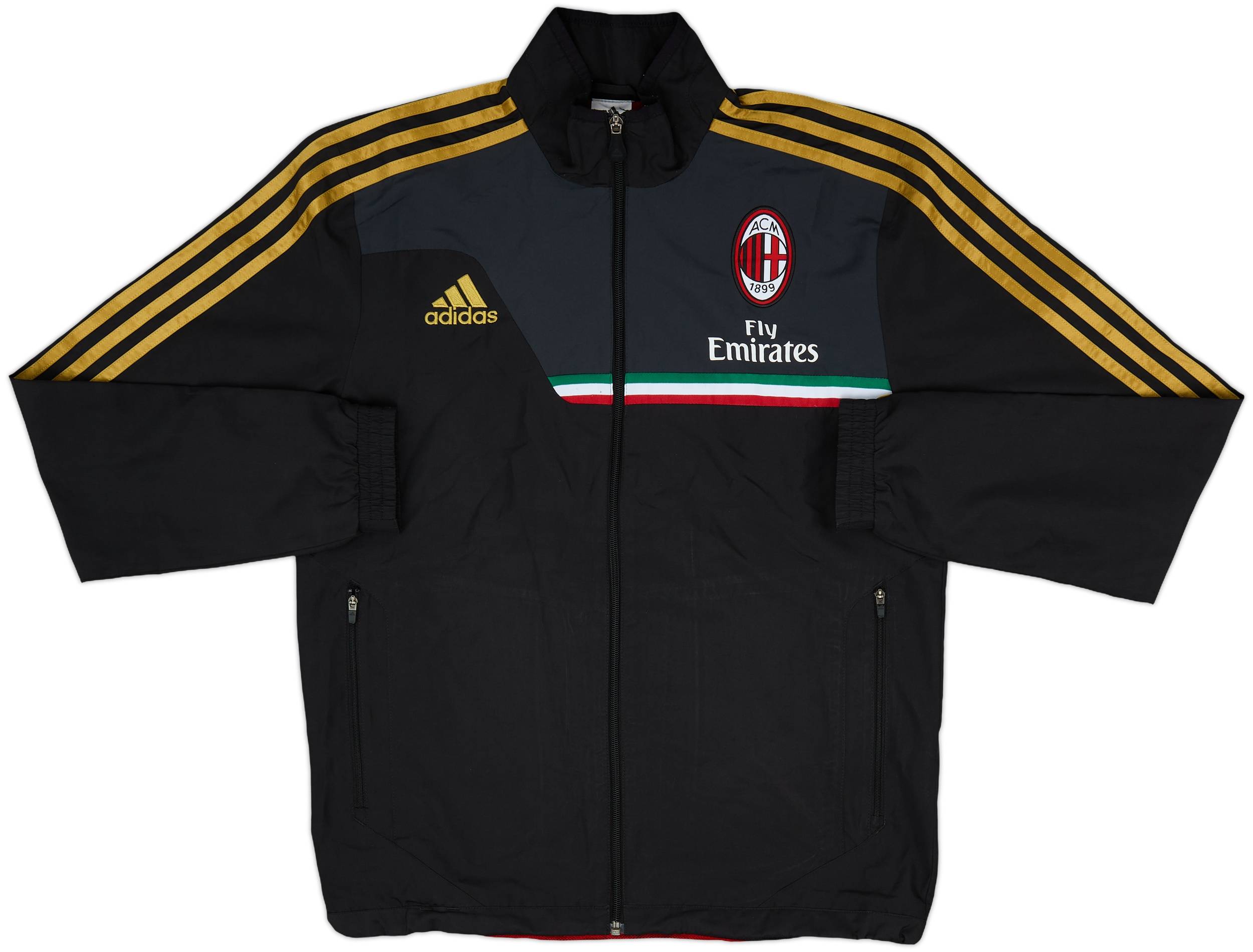 2013-14 AC Milan adidas Tracksuit - 7/10 - (S)