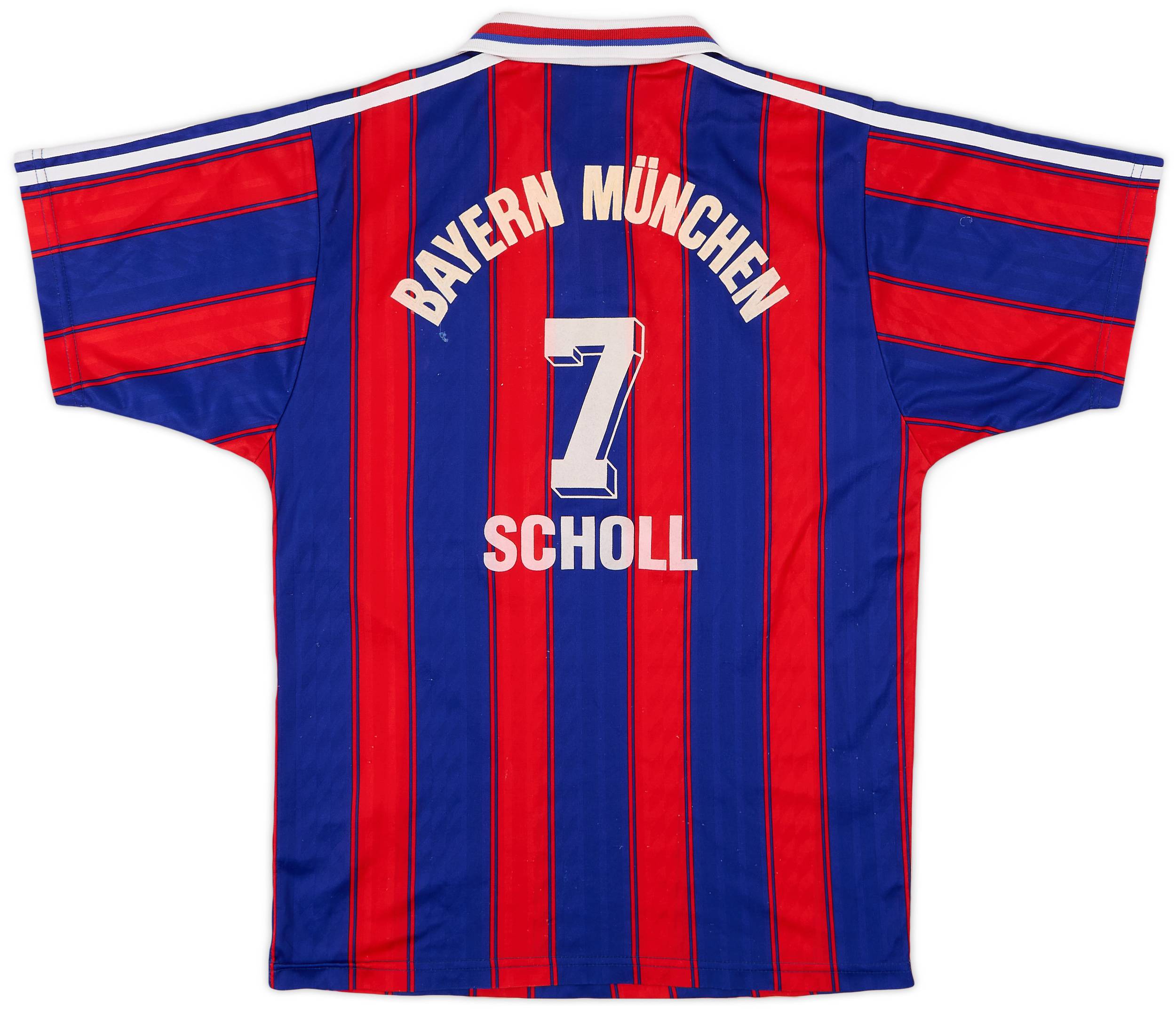 1995-97 Bayern Munich Home Shirt Scholl #7 - 5/10 - (S)
