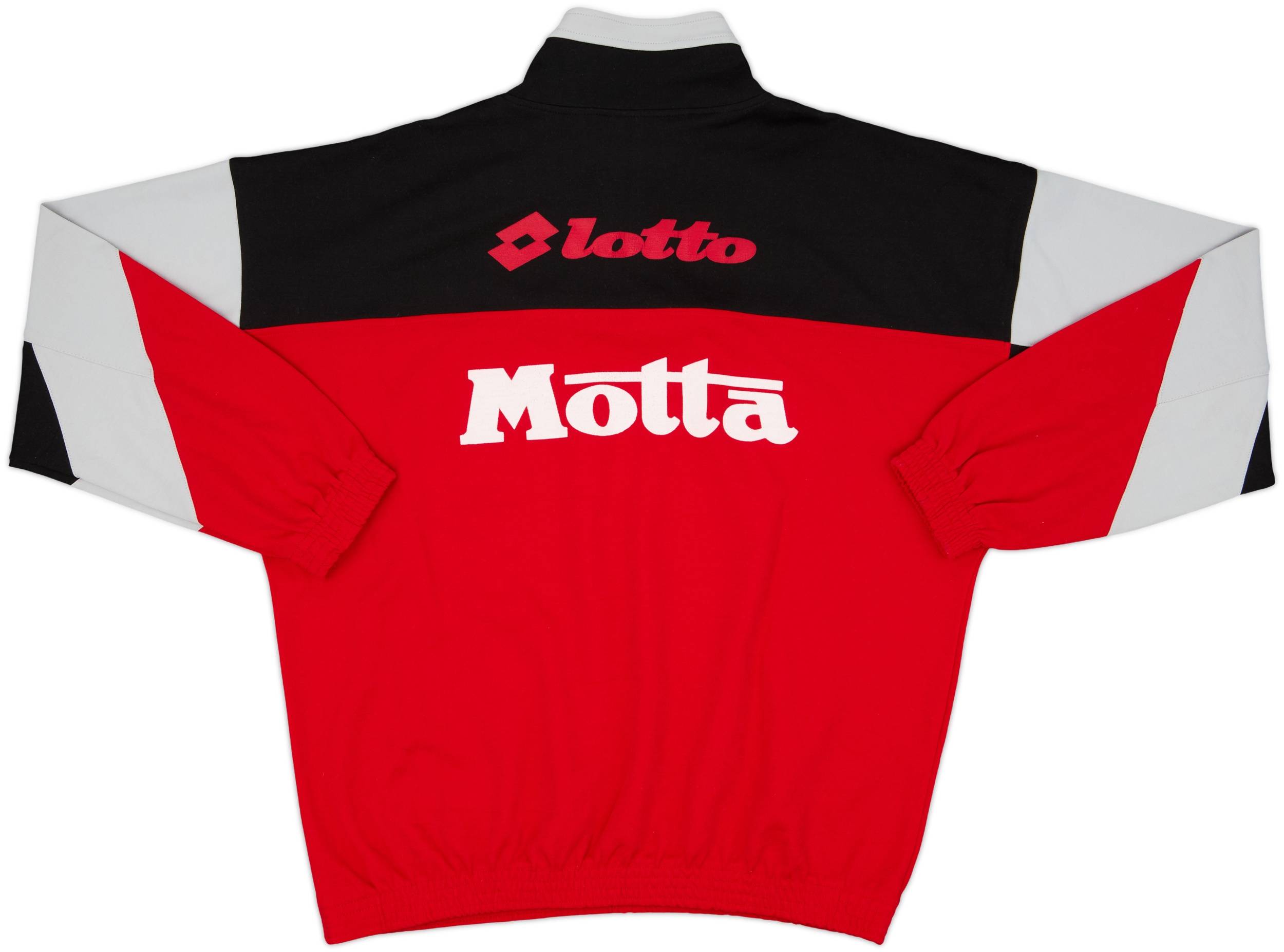 1995-96 AC Milan Lotto 1/4 Zip Training Top - 5/10 - (L)