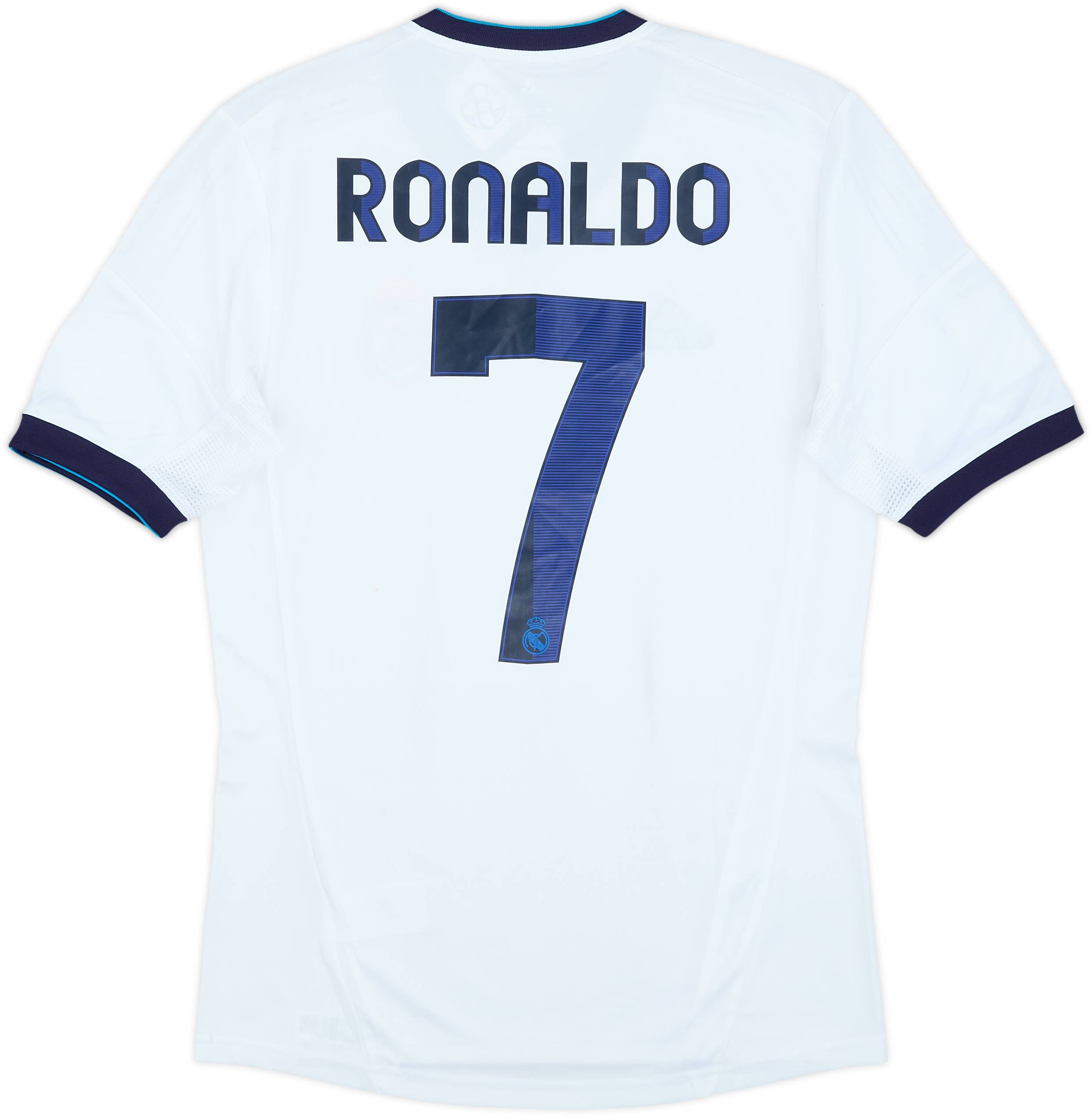 【正規12-13Real Madrid L/S 110th Ronaldo#7】 2012-13 Real Madrid Home Shirt Ronaldo #7 (S)