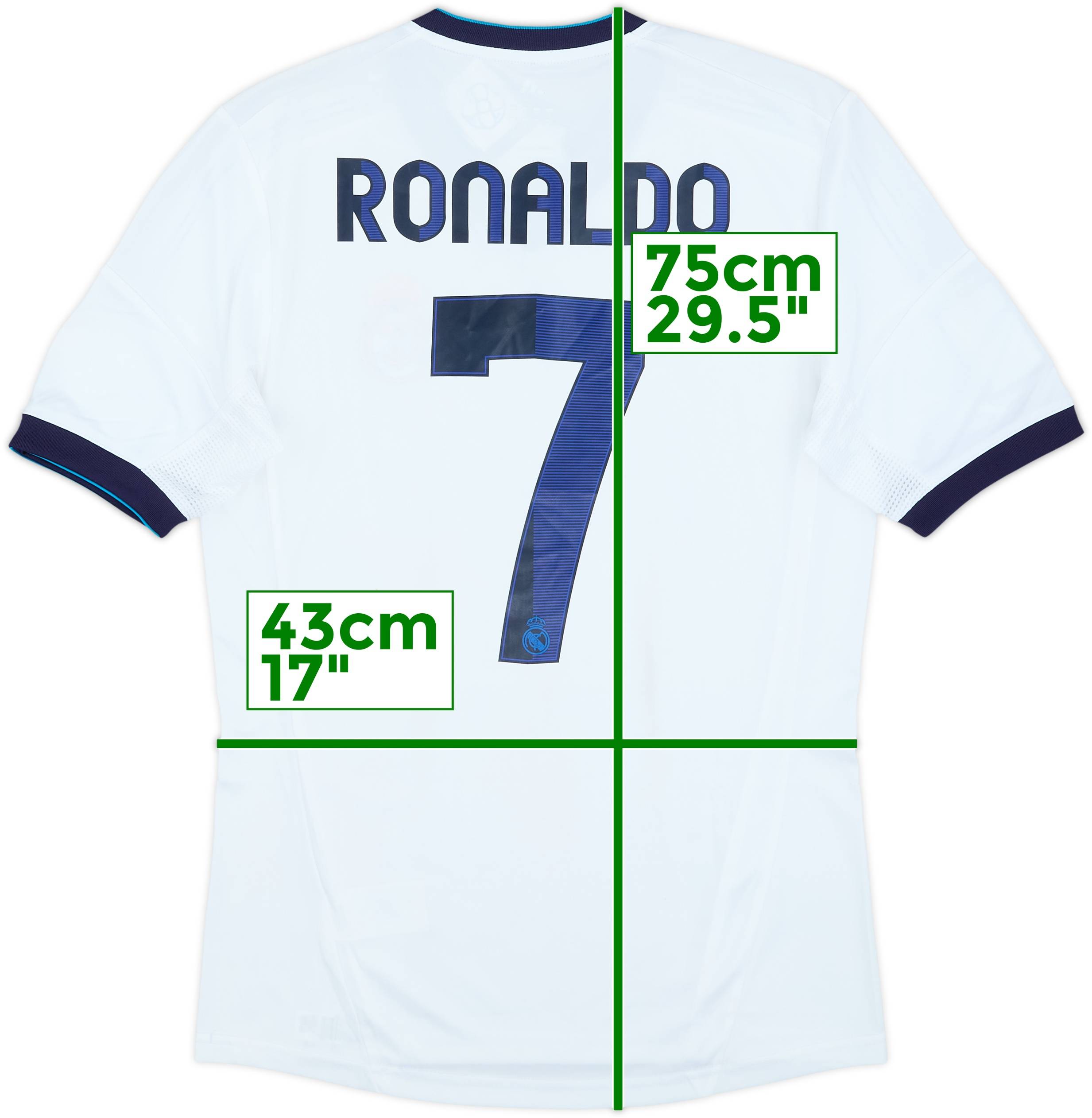 2012-13 Real Madrid Home Shirt Ronaldo #7 (S)