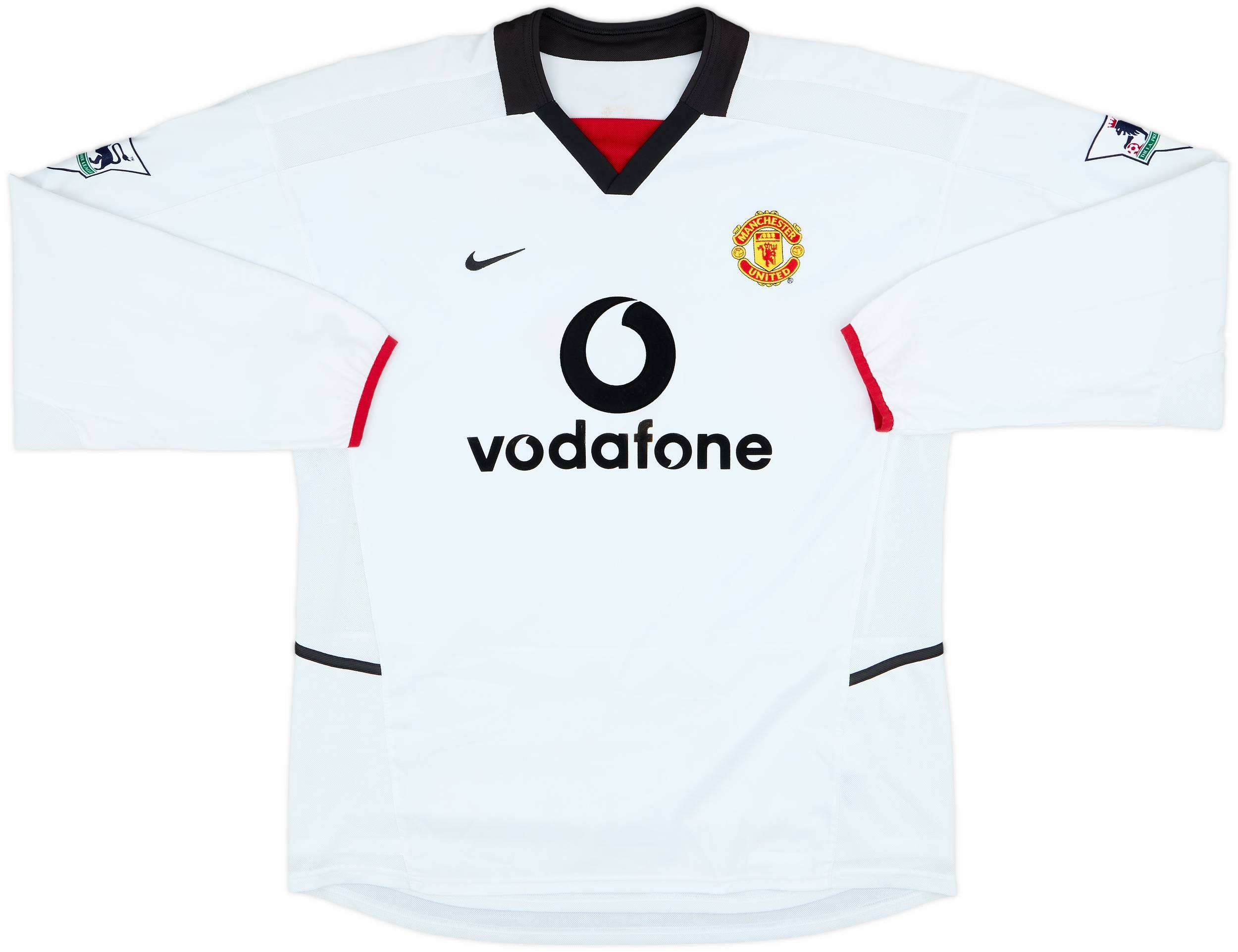 2002-03 Manchester United Away L/S Shirt Beckham #7 - 8/10 - (L)