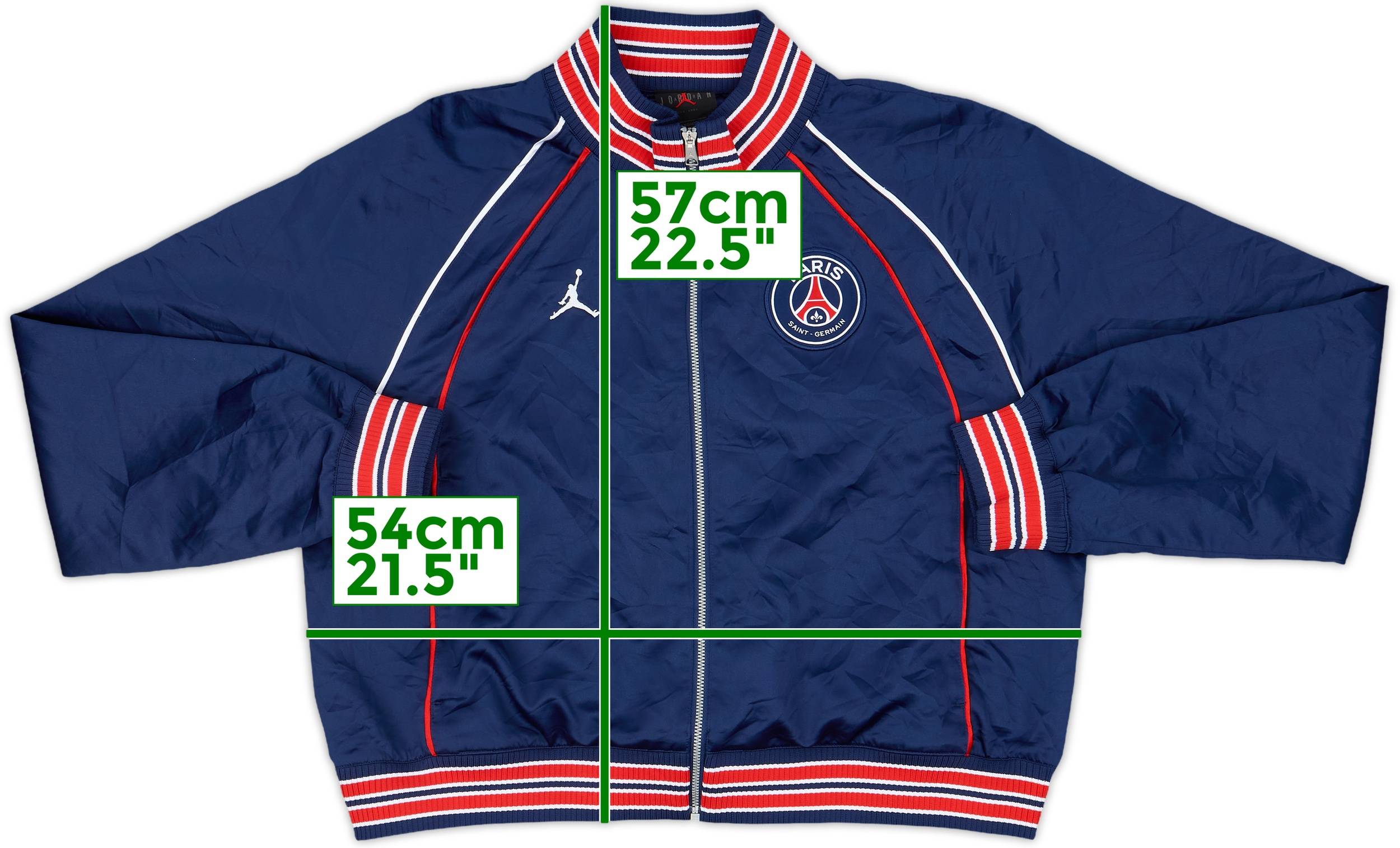 2024-25 Paris Saint-Germain Jordan Track Jacket - 8/10 - (L.Boys)