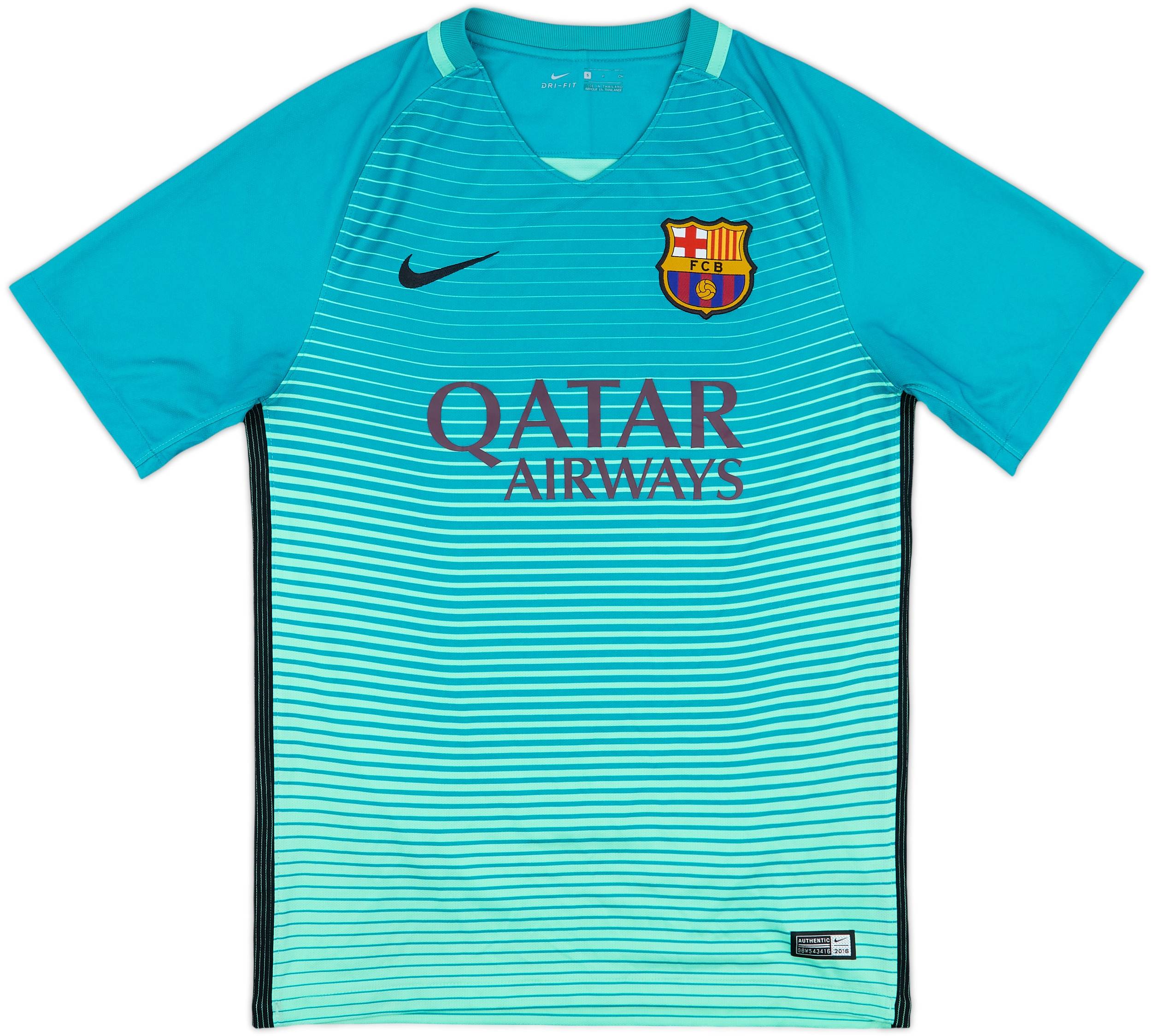 2016-17 Barcelona Third Shirt Suarez #9 - 8/10 - (S)