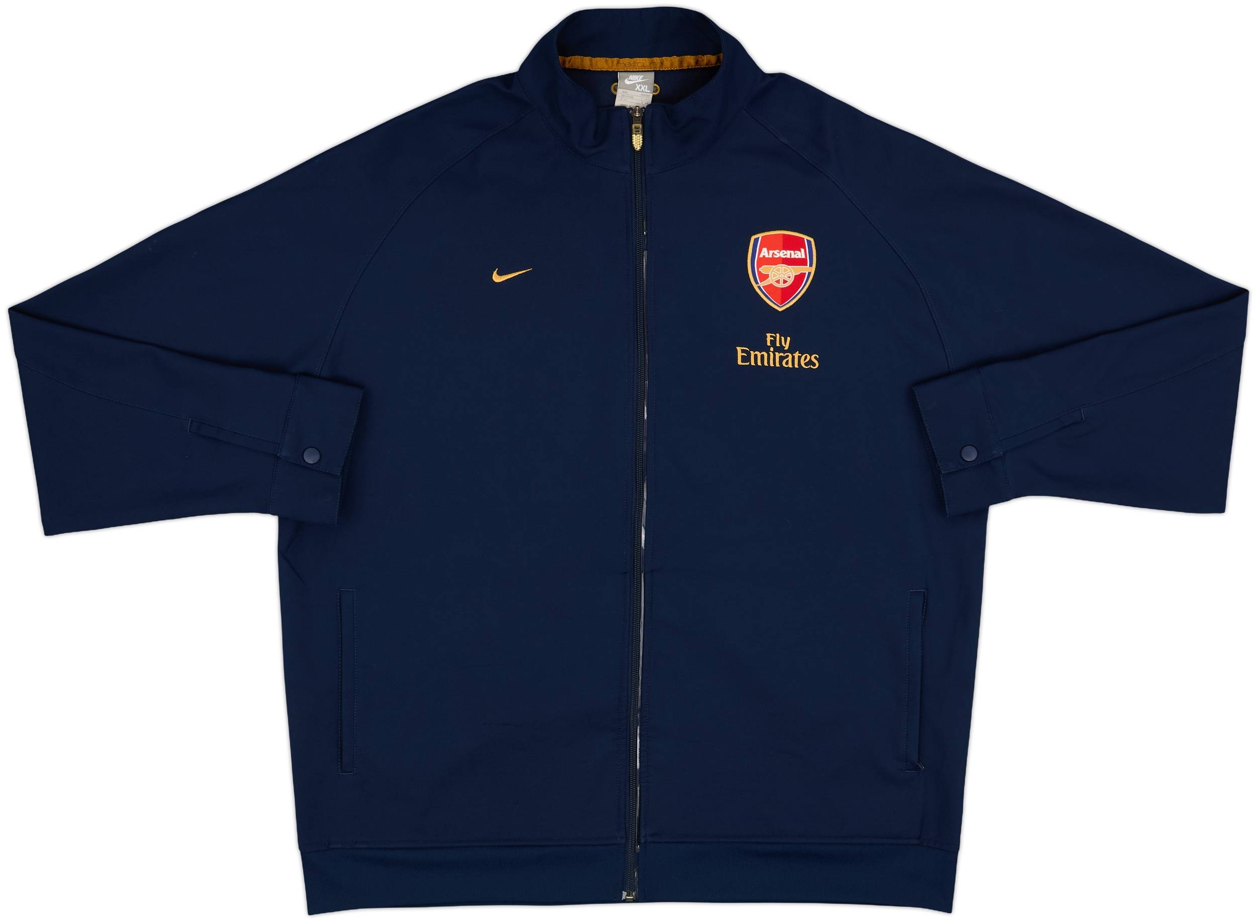 2007-08 Arsenal Nike Track Jacket - 8/10 - (XXL)